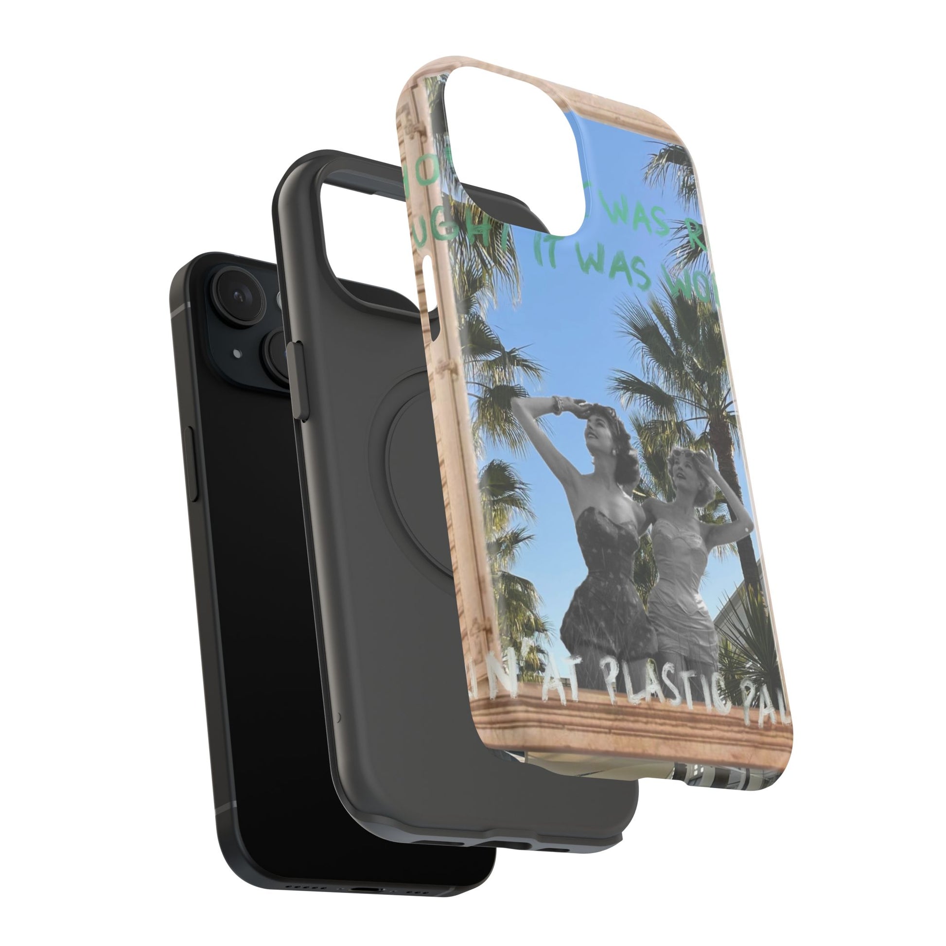 "plastic palm trees" Phone Case