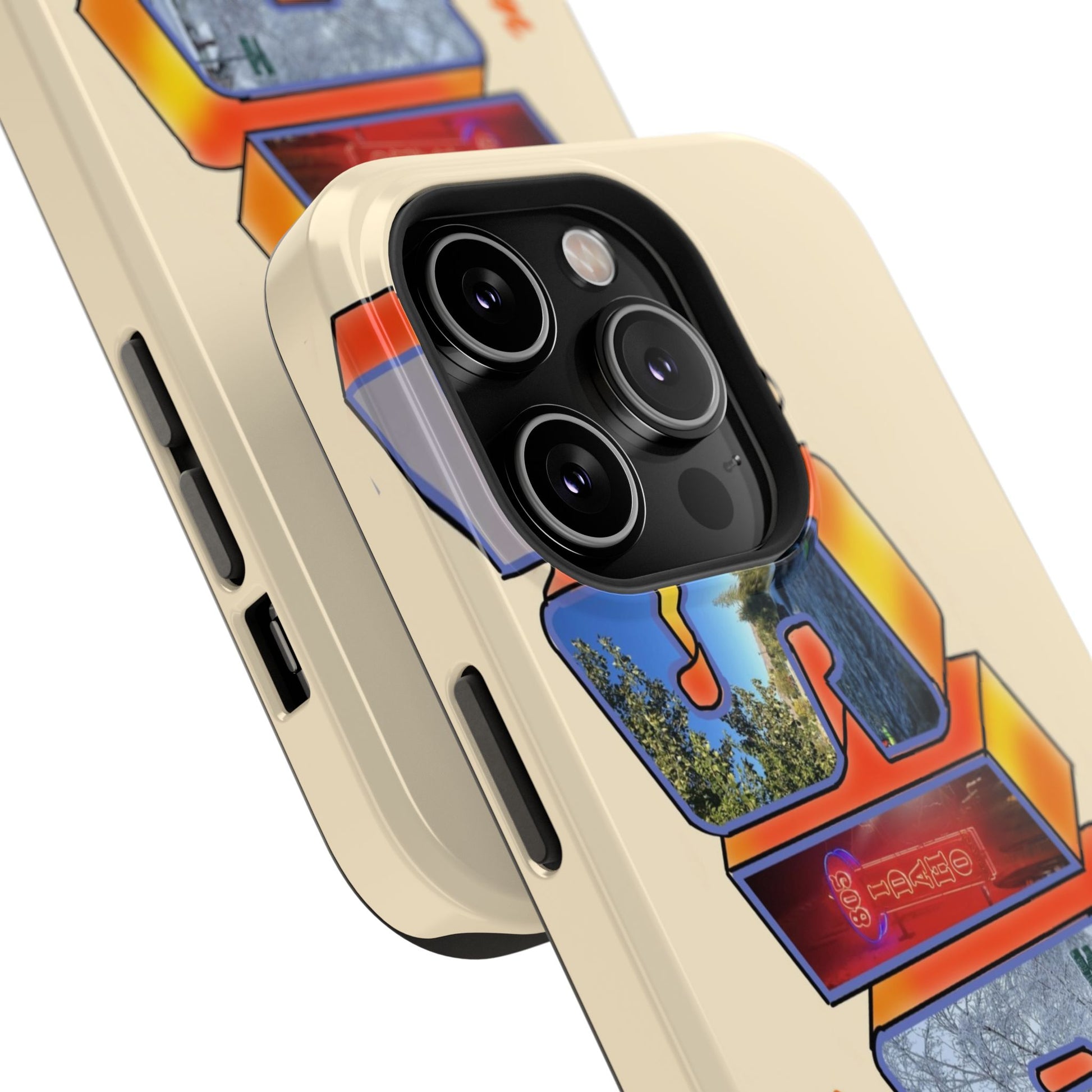 "Greetings from Boise" Orange Phone Case