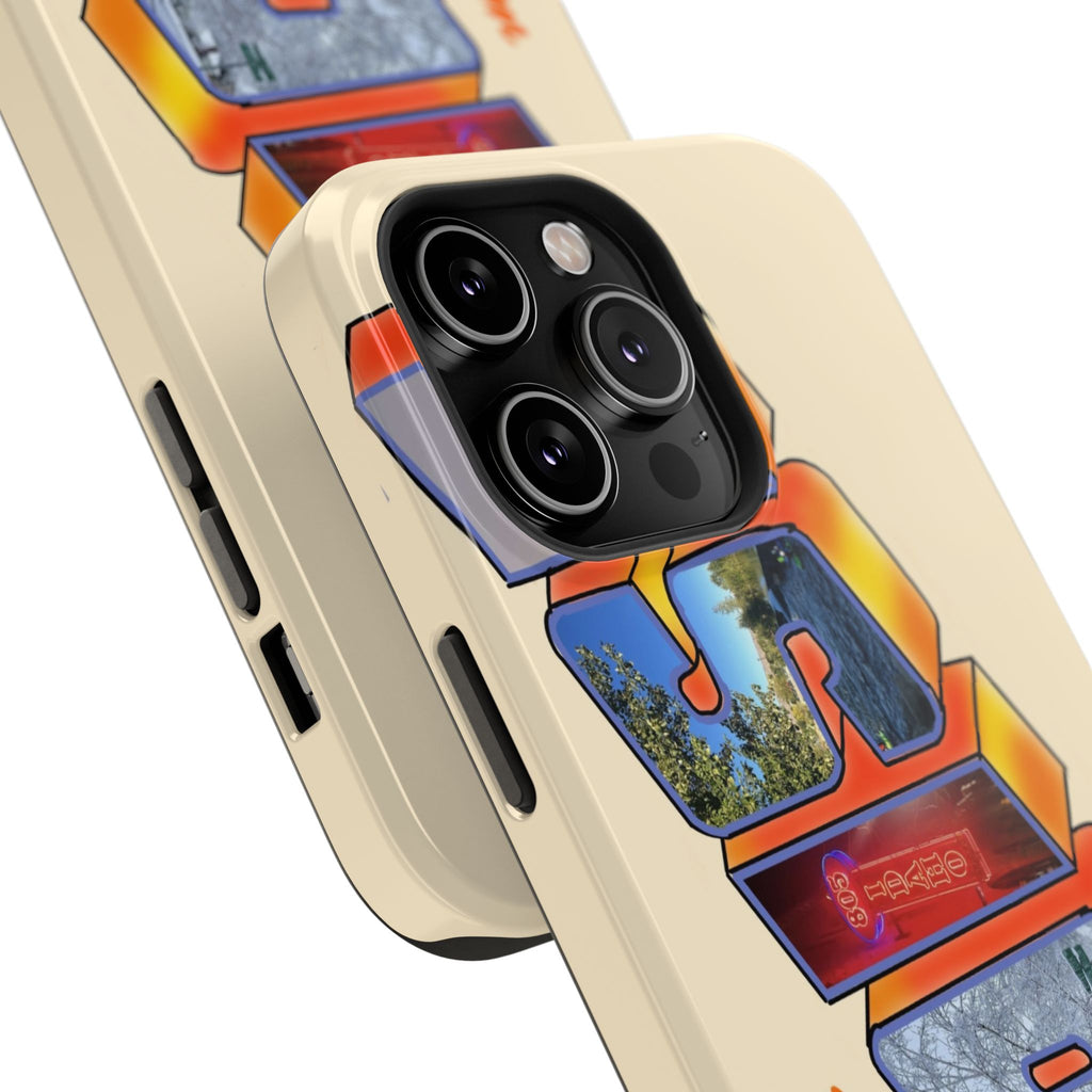 "Greetings from Boise" Orange Phone Case