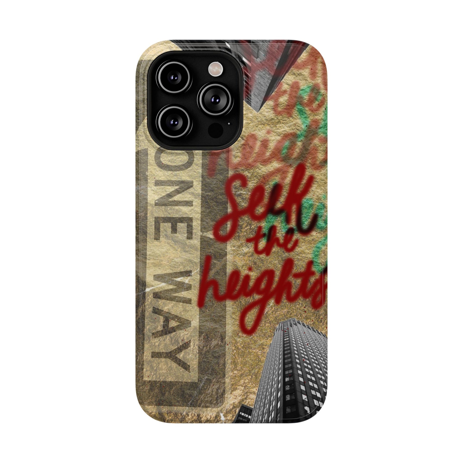 "Seek the Heights"  Gold Phone Case
