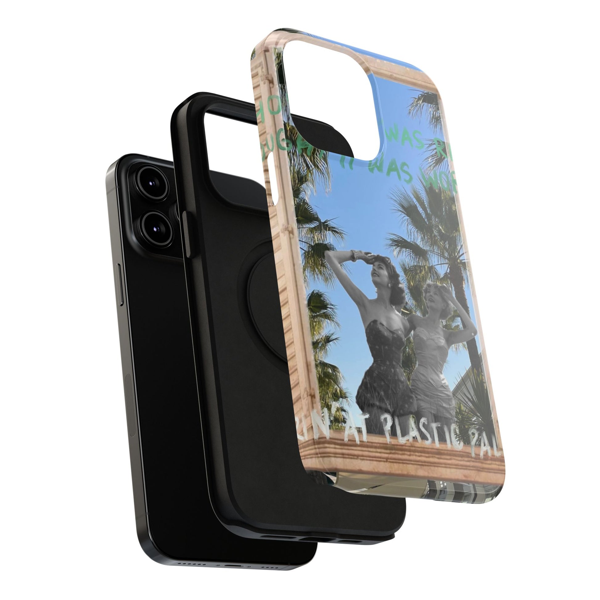 "plastic palm trees" Phone Case
