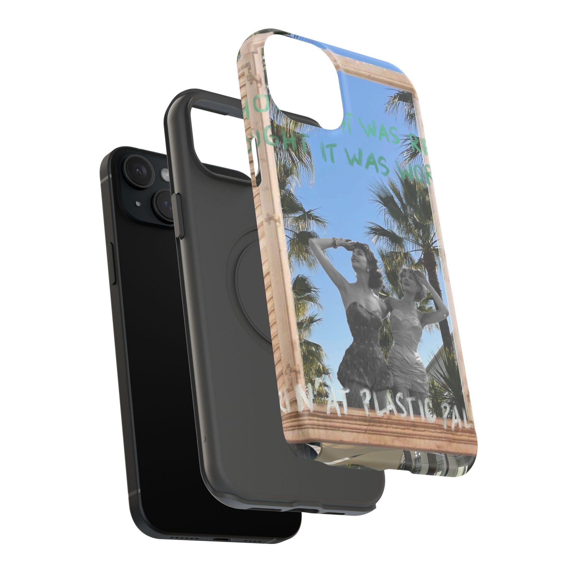 "plastic palm trees" Phone Case