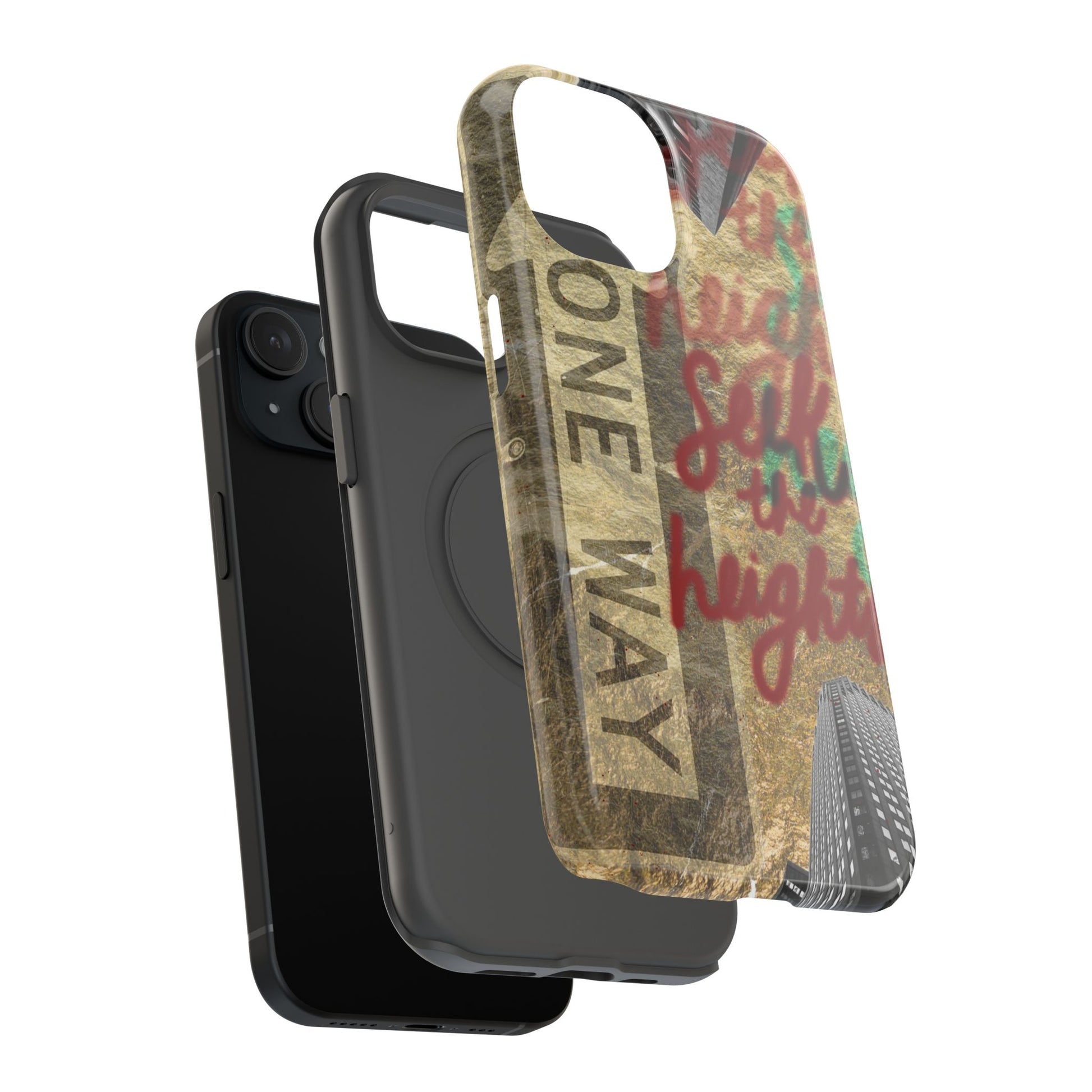 "Seek the Heights"  Gold Phone Case