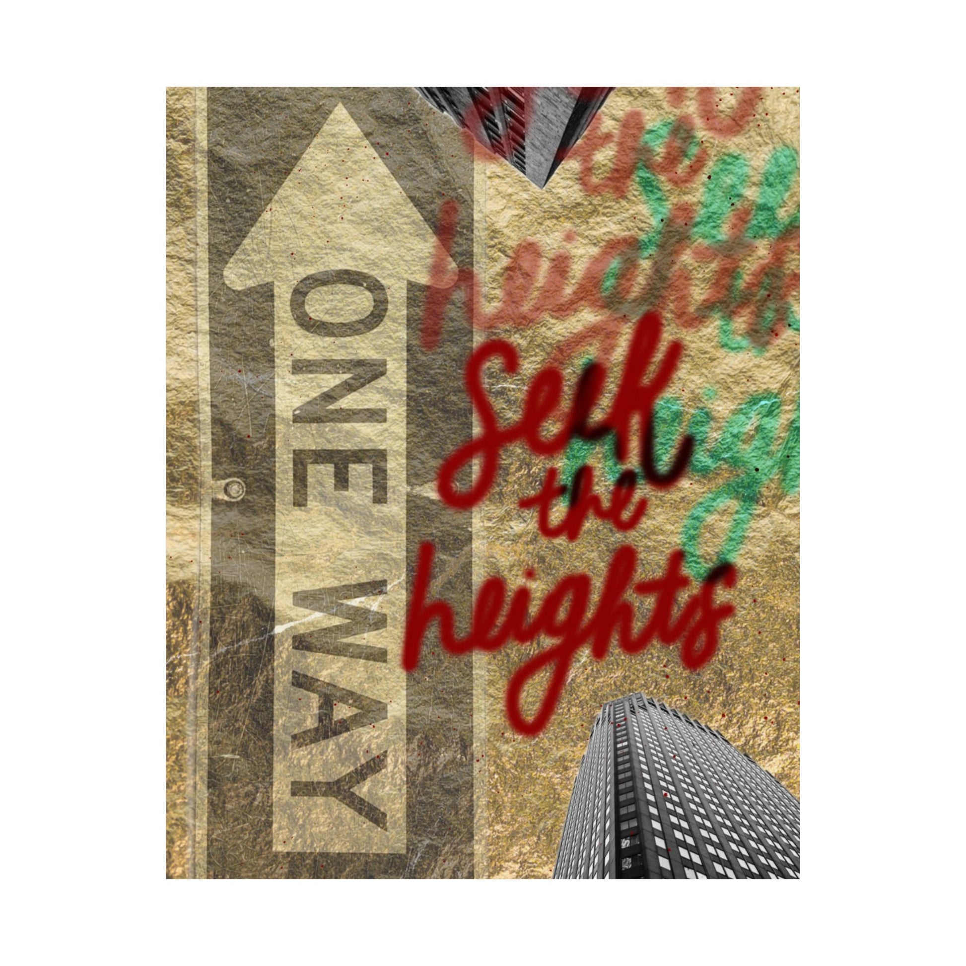 "Seek the Heights - Gold" Print
