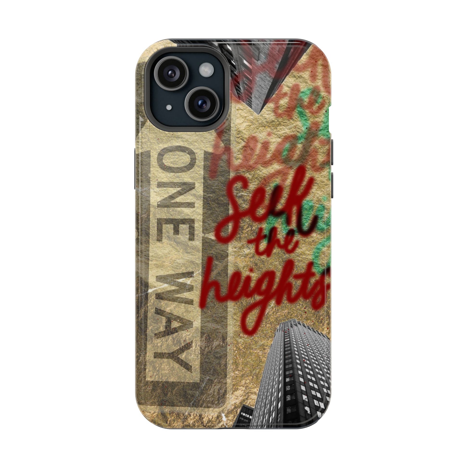 "Seek the Heights"  Gold Phone Case