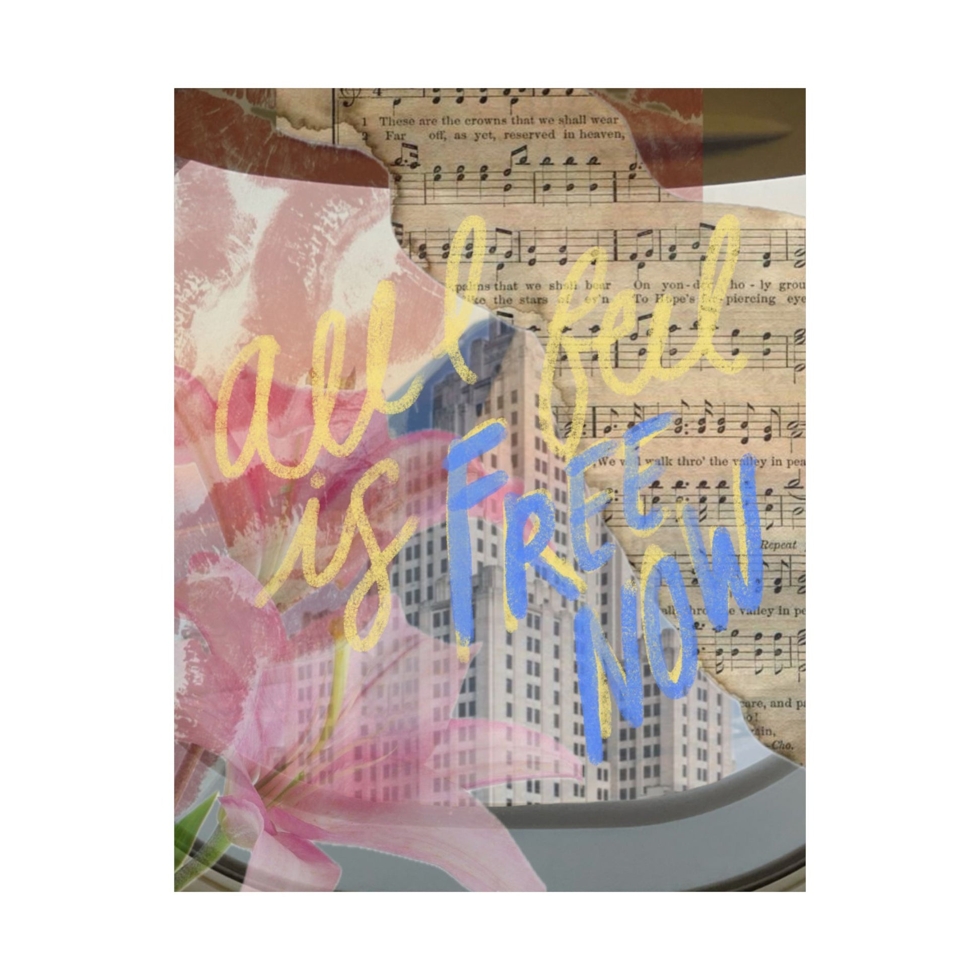 "Free Now" Print