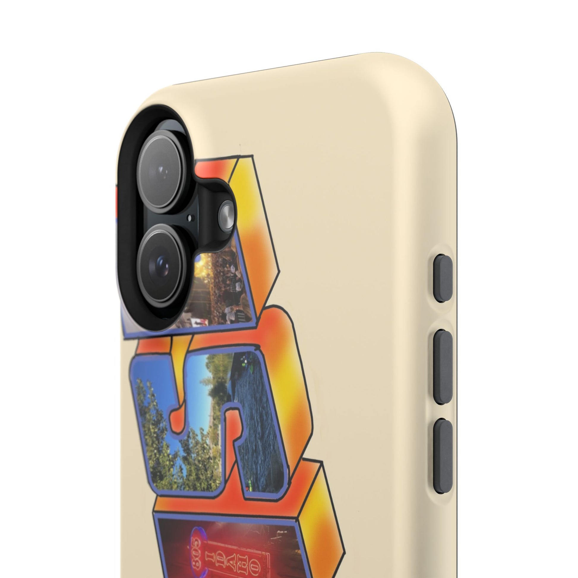 "Greetings from Boise" Orange Phone Case