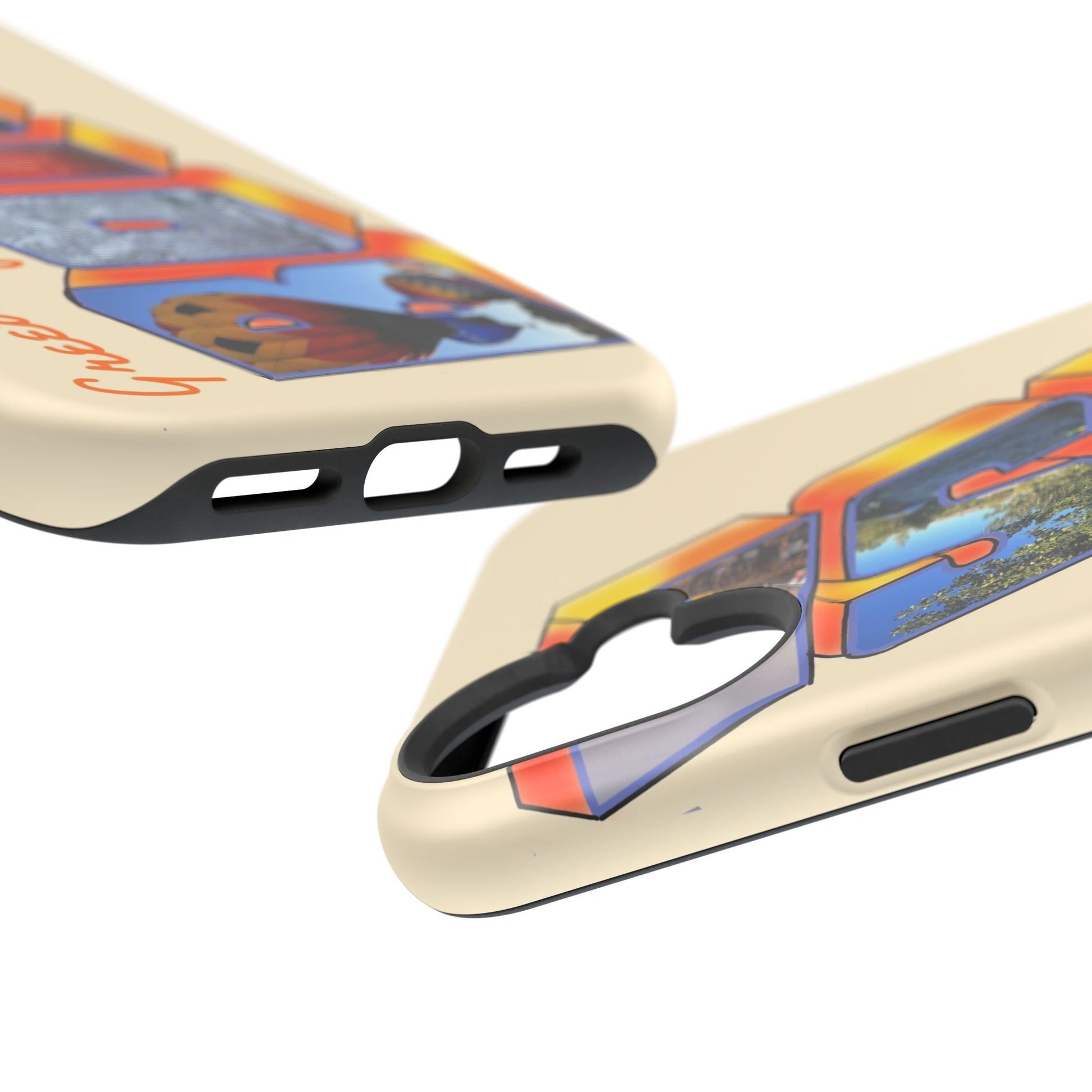 "Greetings from Boise" Orange Phone Case