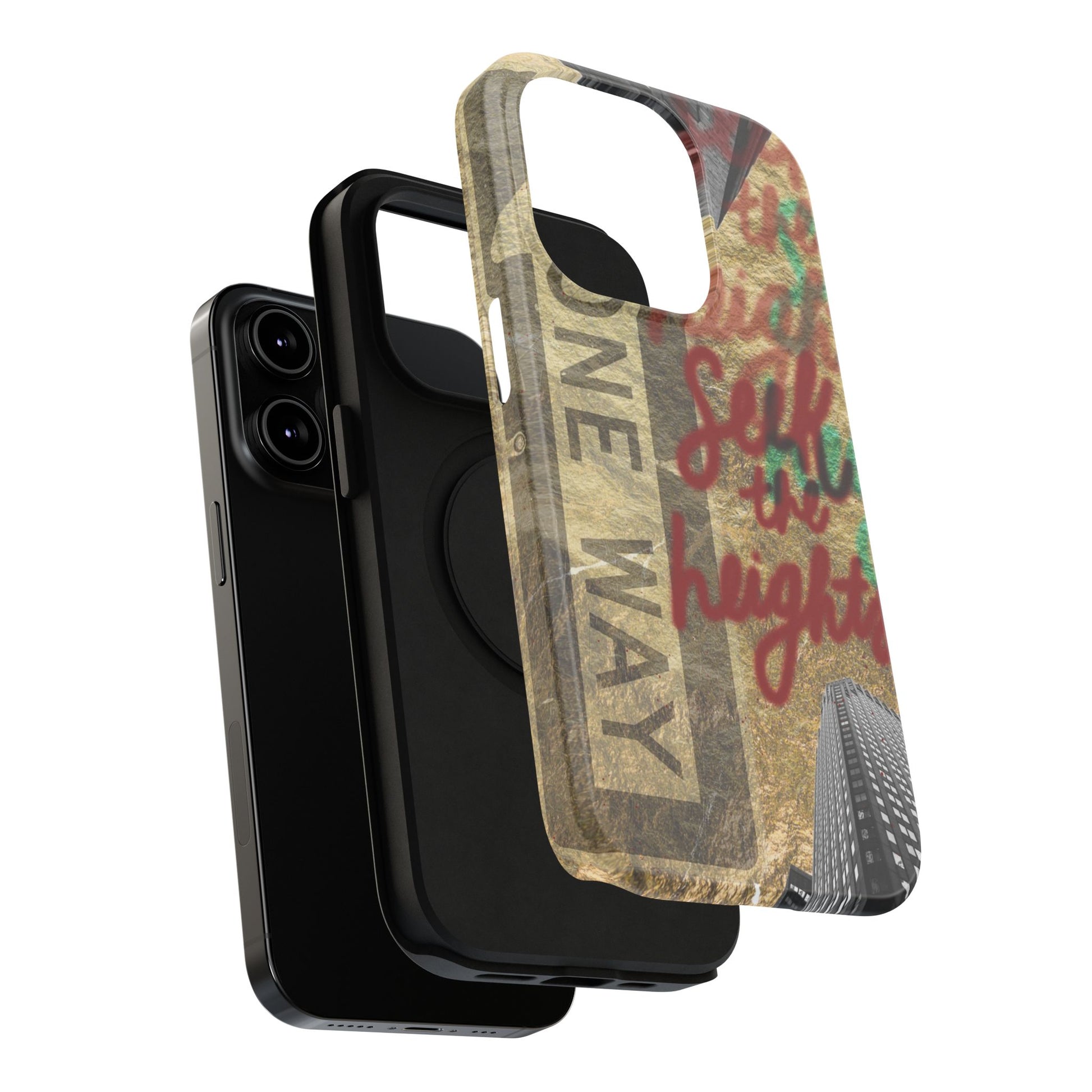 "Seek the Heights"  Gold Phone Case