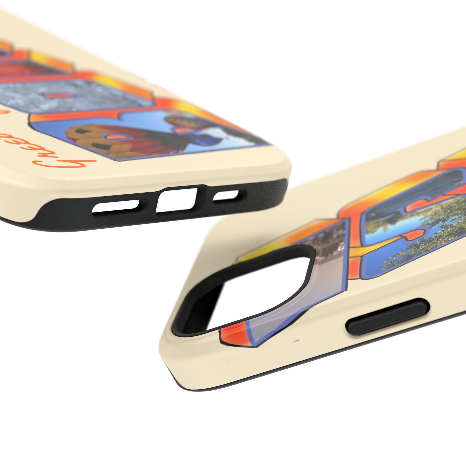 "Greetings from Boise" Orange Phone Case