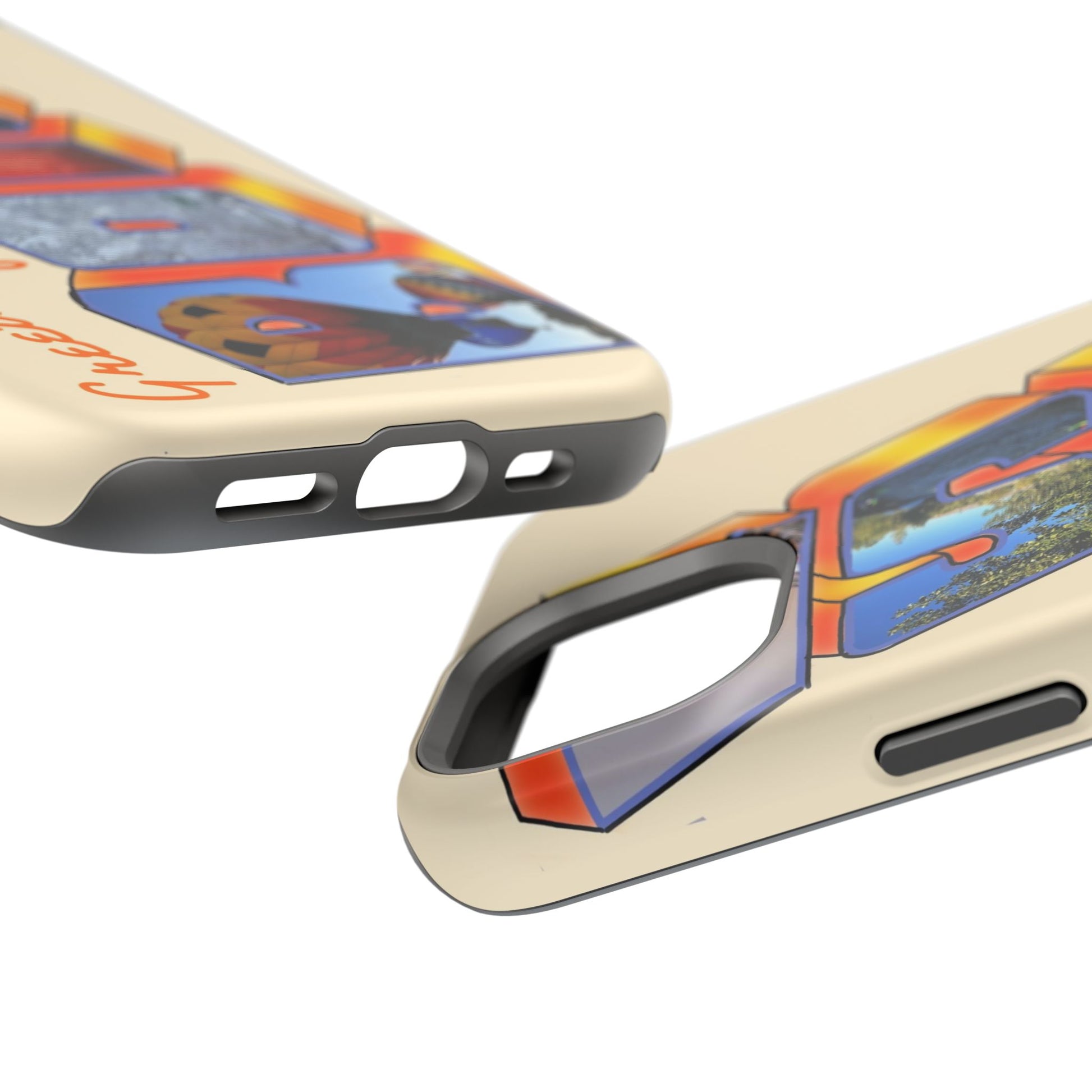 "Greetings from Boise" Orange Phone Case