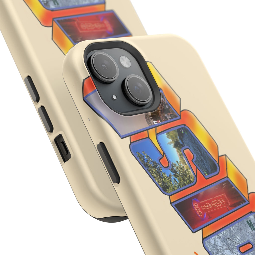 "Greetings from Boise" Orange Phone Case