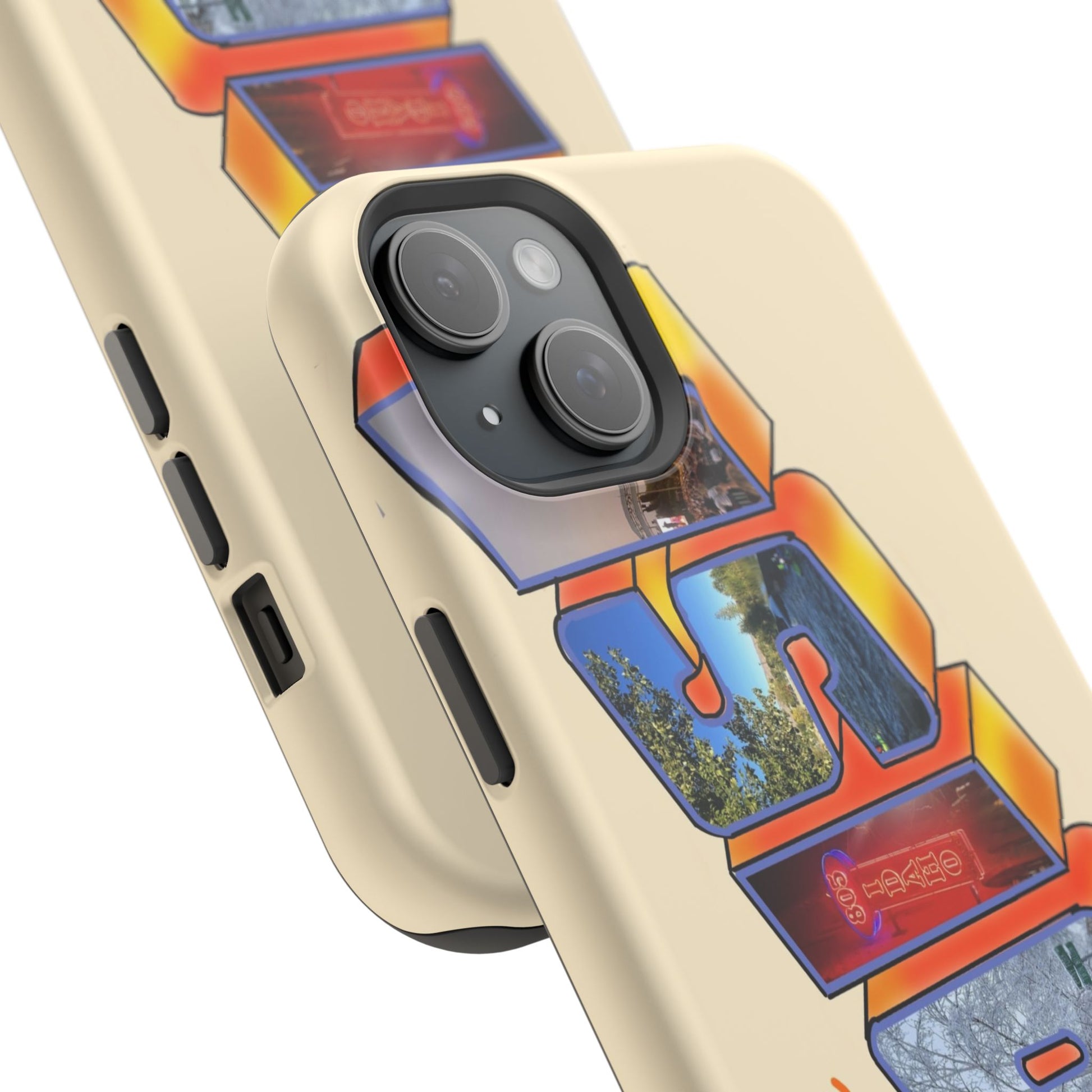 "Greetings from Boise" Orange Phone Case