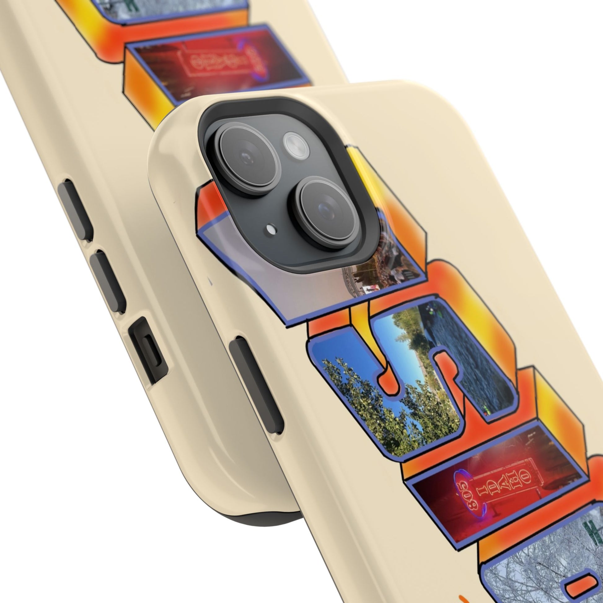 "Greetings from Boise" Orange Phone Case