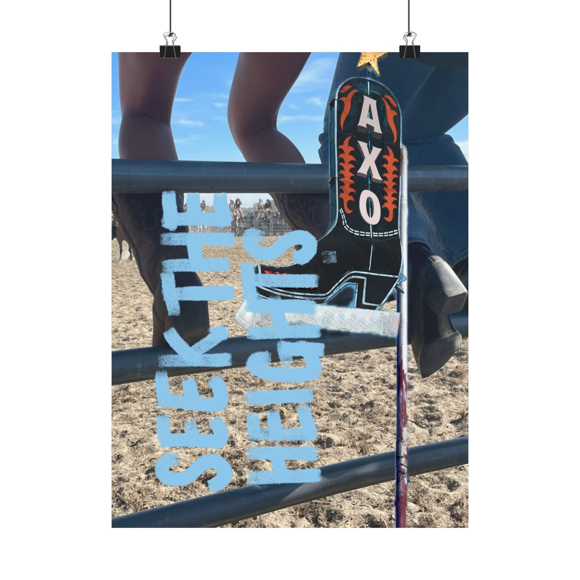 "Seek the Heights - Blue" Print