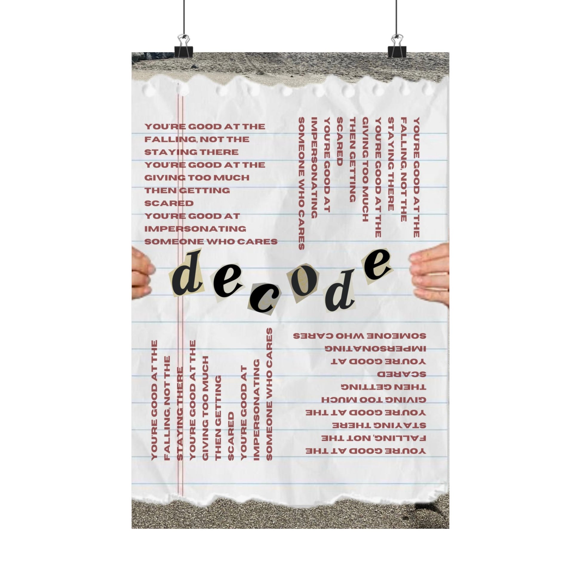 "decode" Print