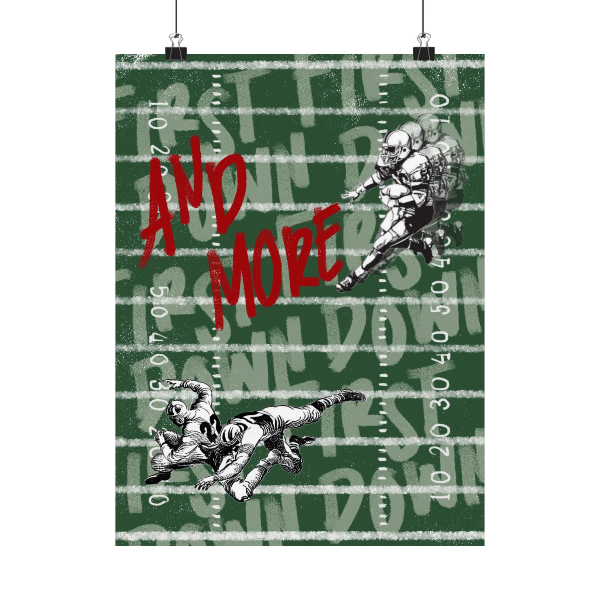 "First Down & More" Print