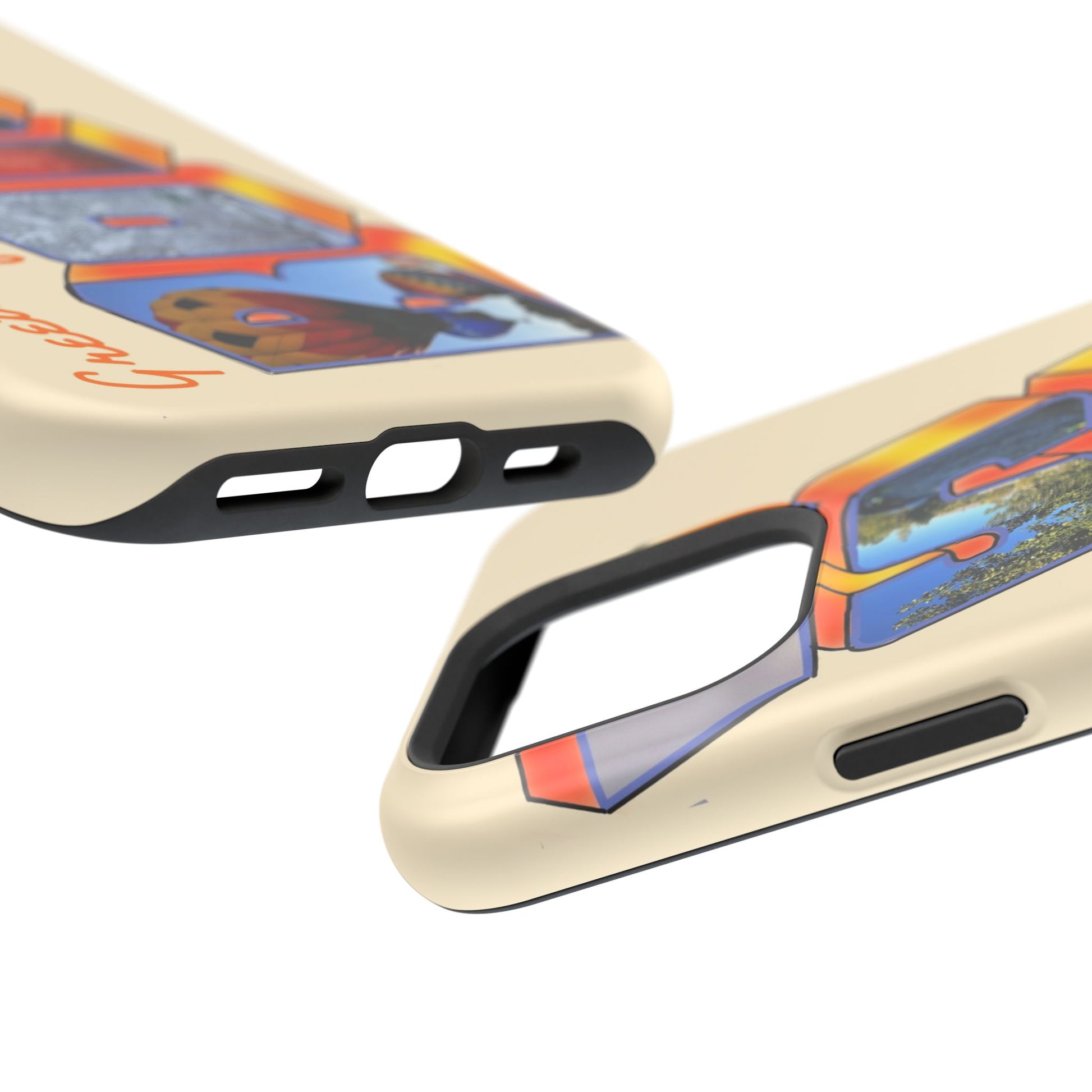 "Greetings from Boise" Orange Phone Case