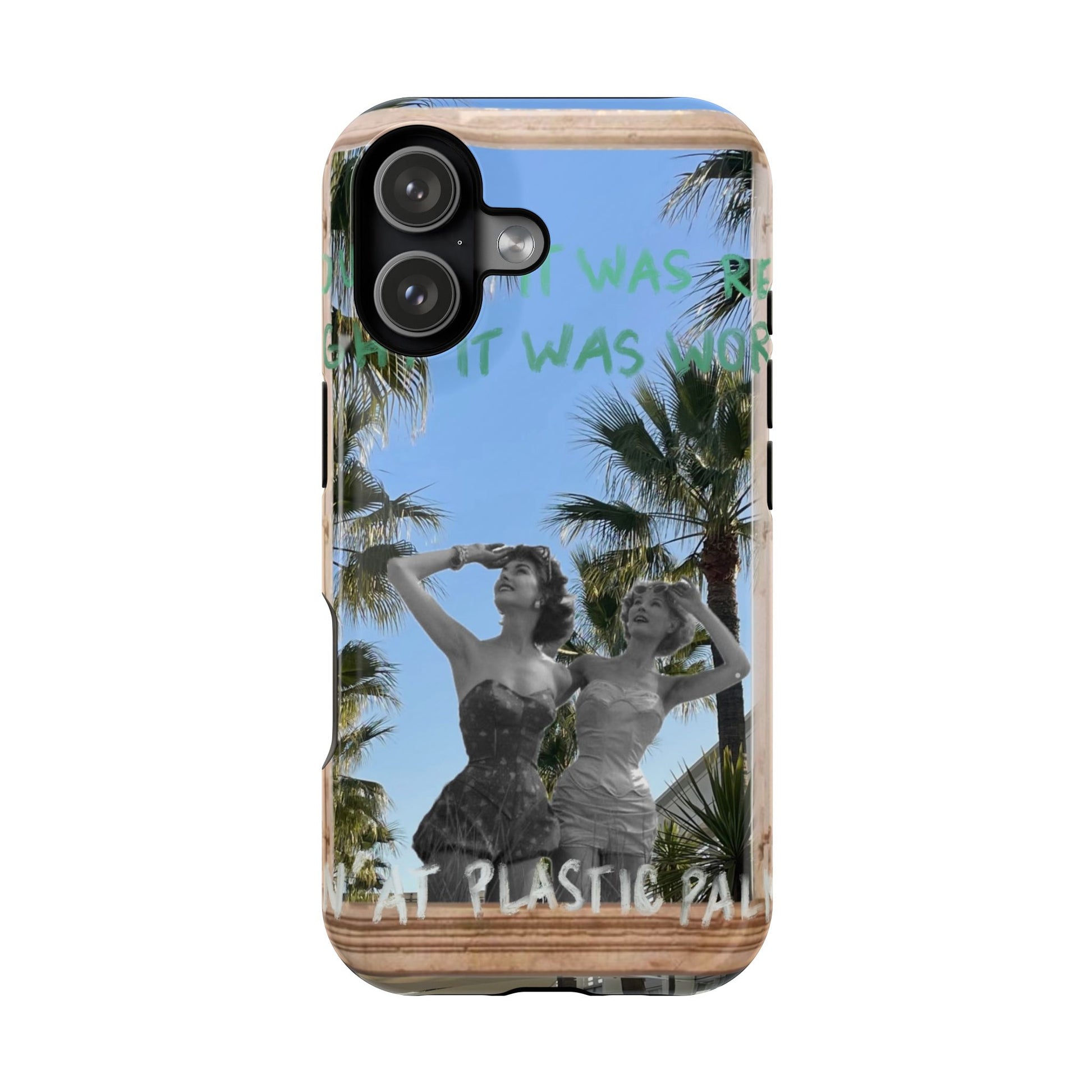 "plastic palm trees" Phone Case