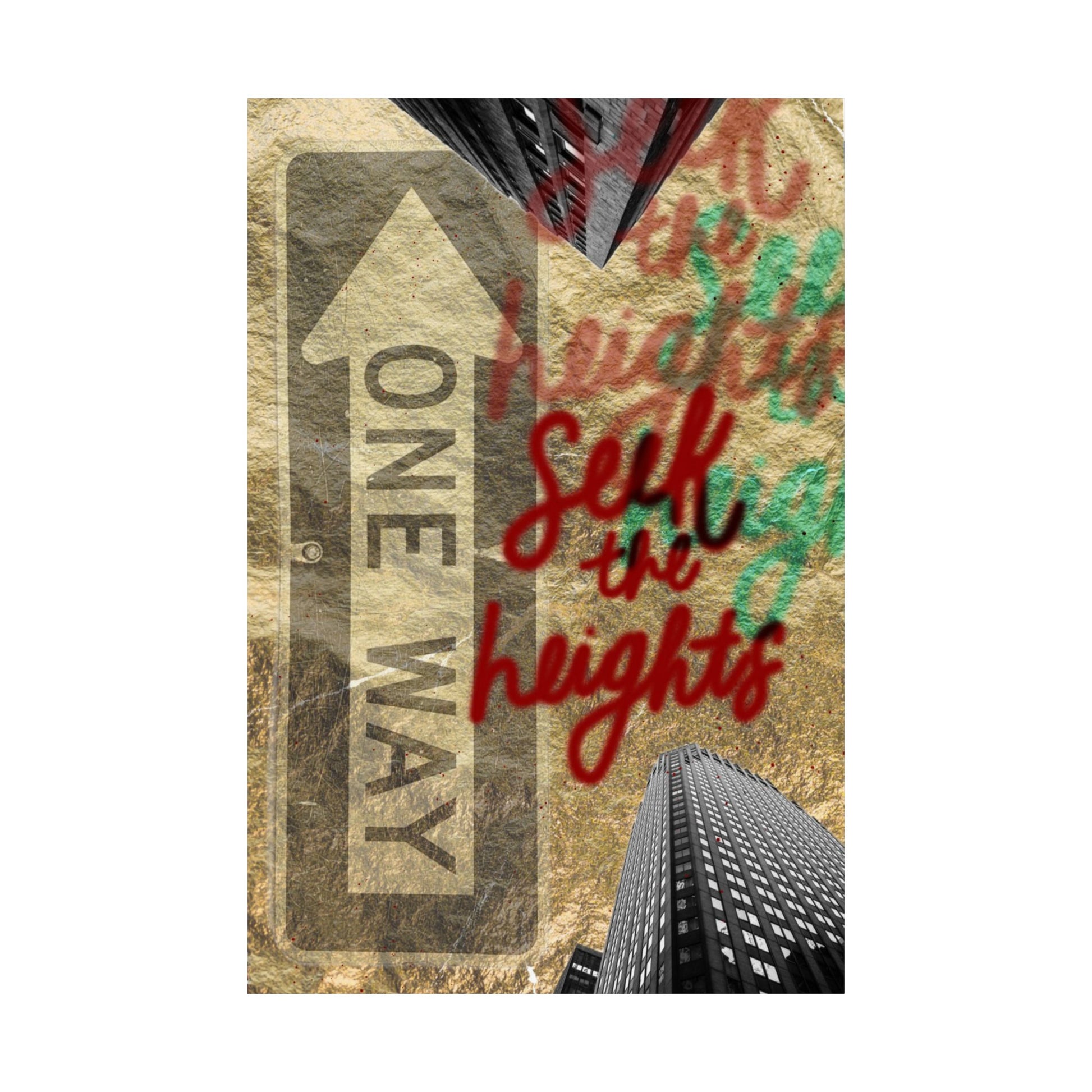 "Seek the Heights - Gold" Print
