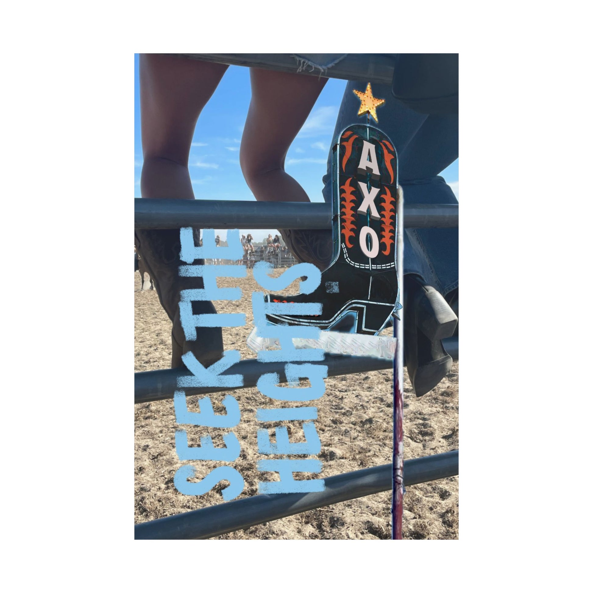 "Seek the Heights - Blue" Print