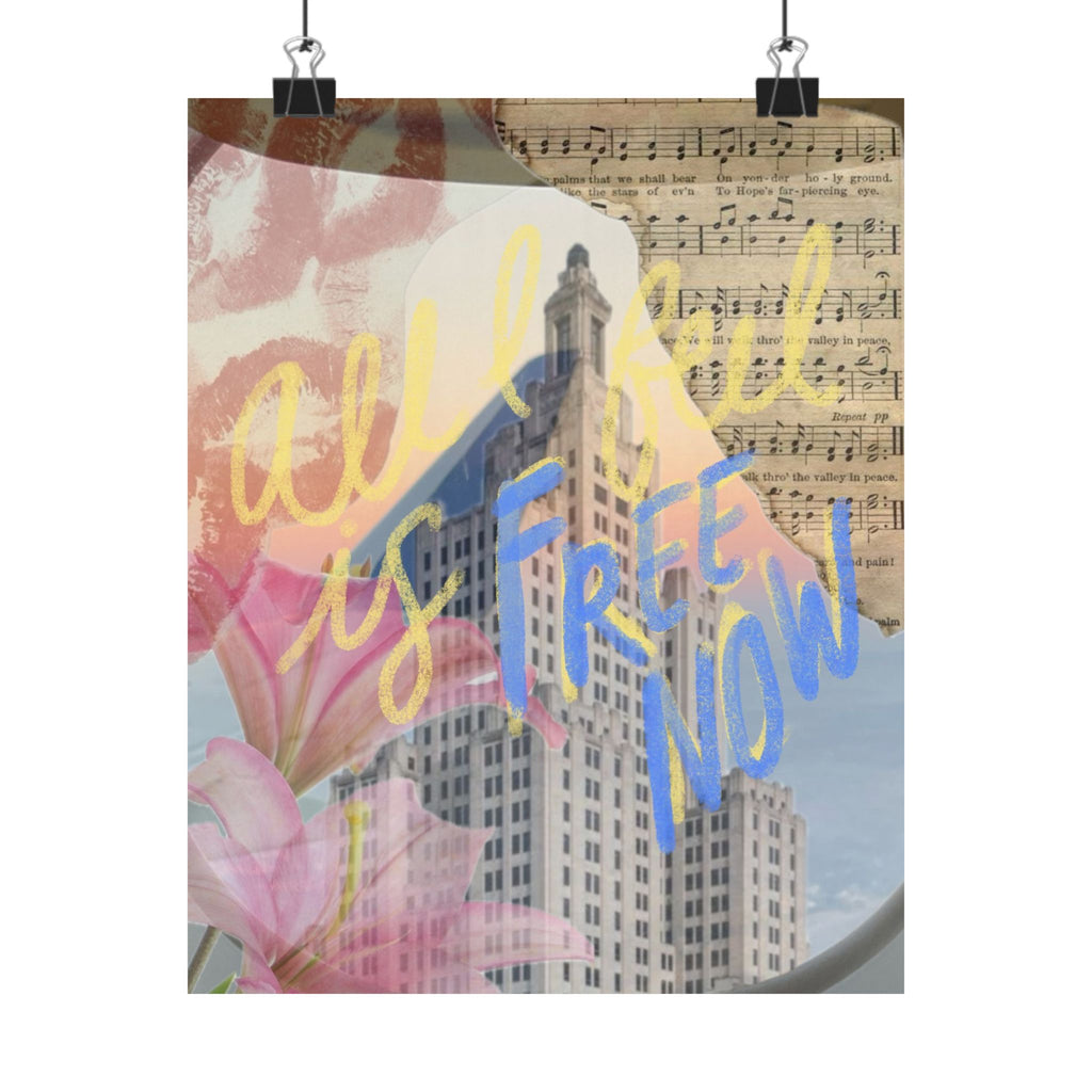 "Free Now" Print