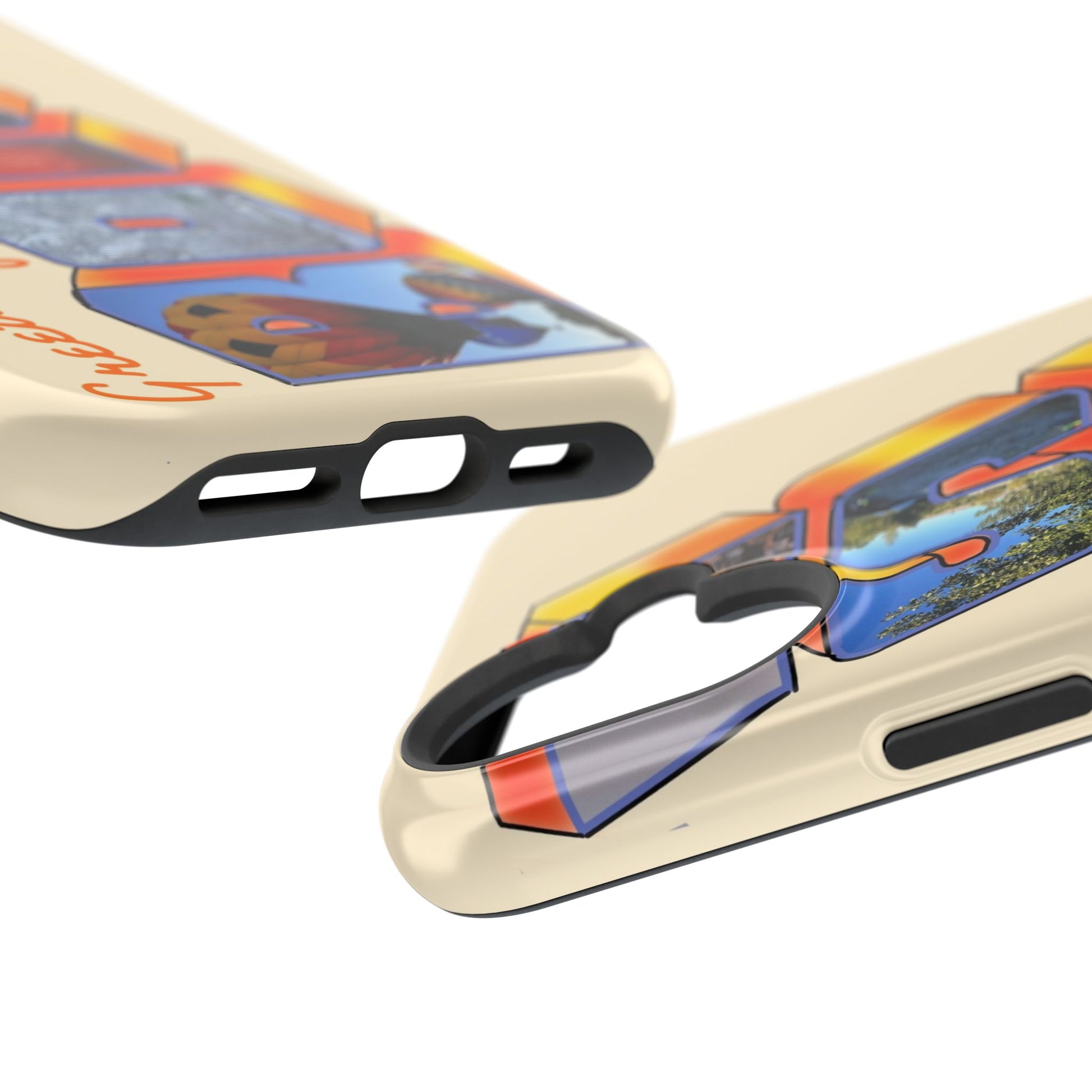 "Greetings from Boise" Orange Phone Case