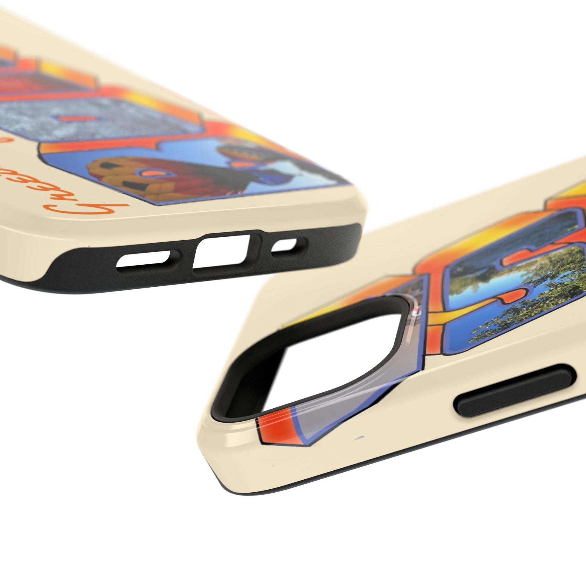 "Greetings from Boise" Orange Phone Case