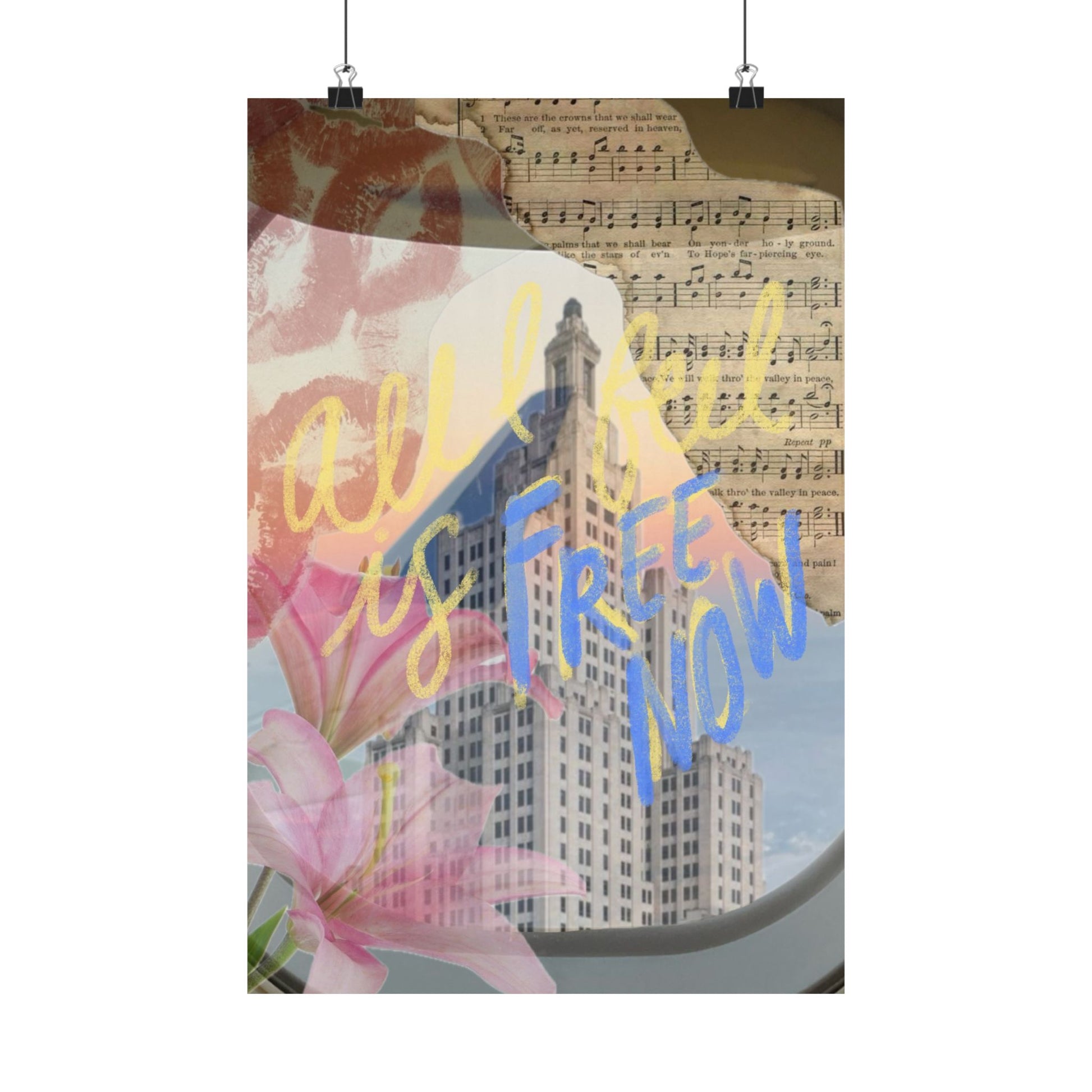 "Free Now" Print