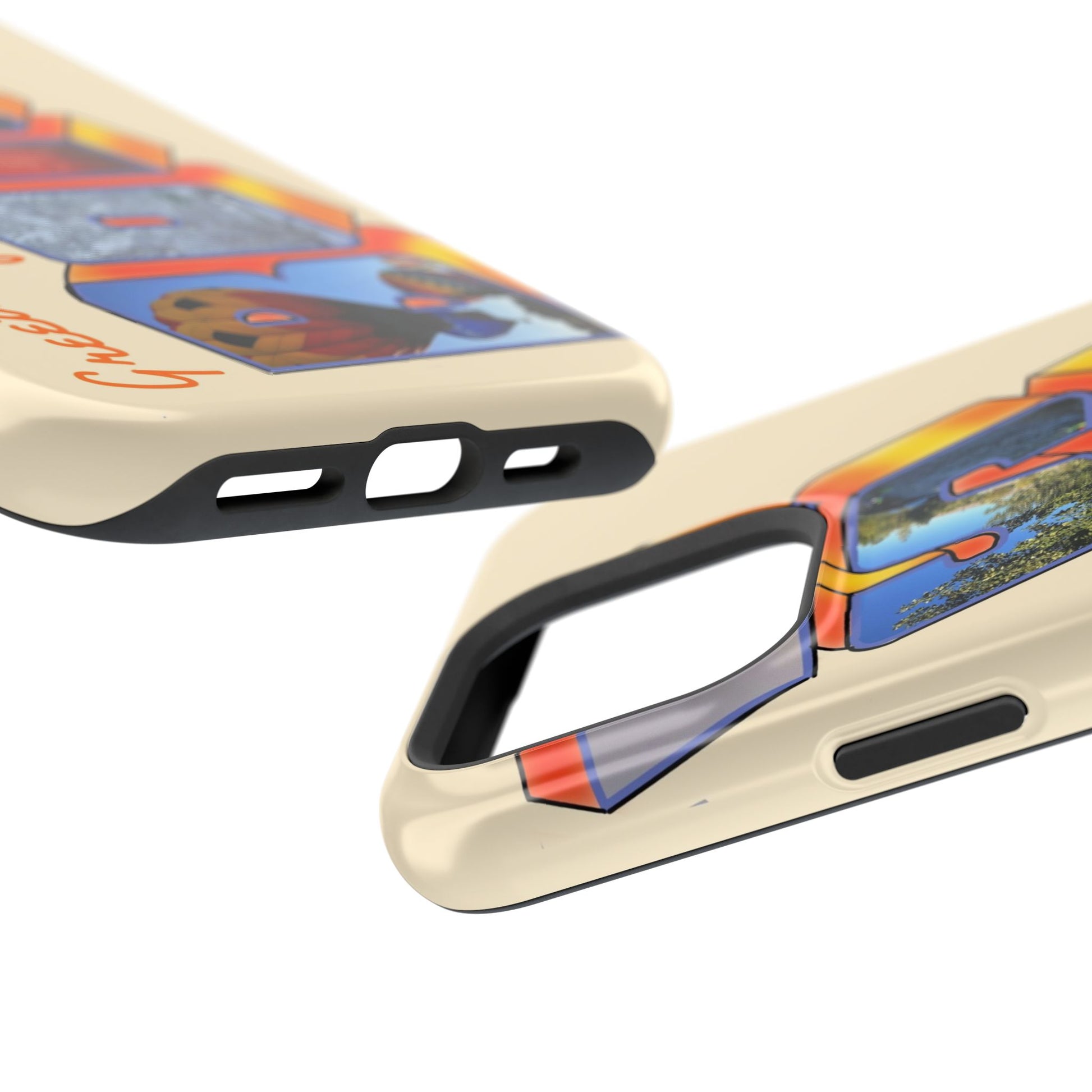 "Greetings from Boise" Orange Phone Case