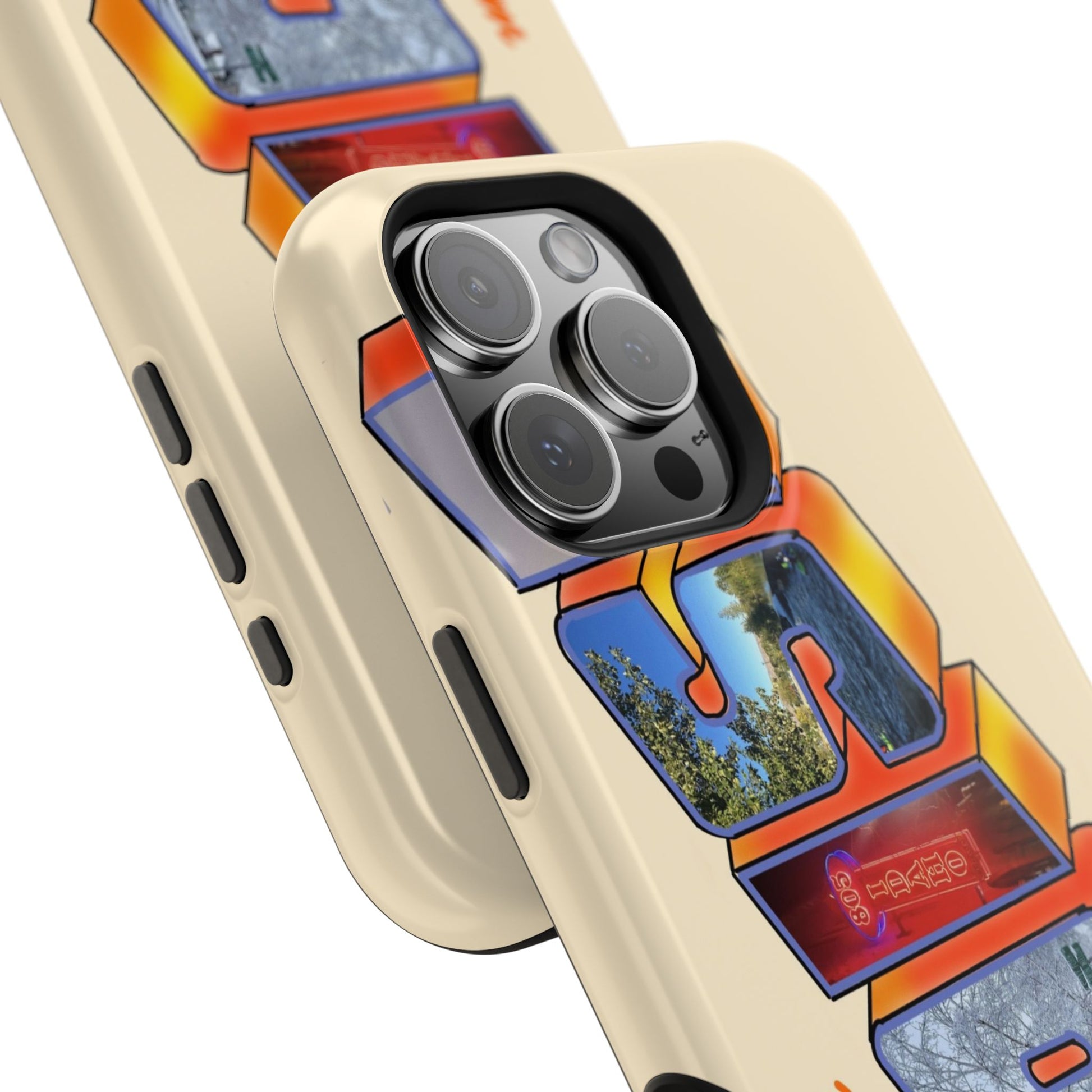 "Greetings from Boise" Orange Phone Case