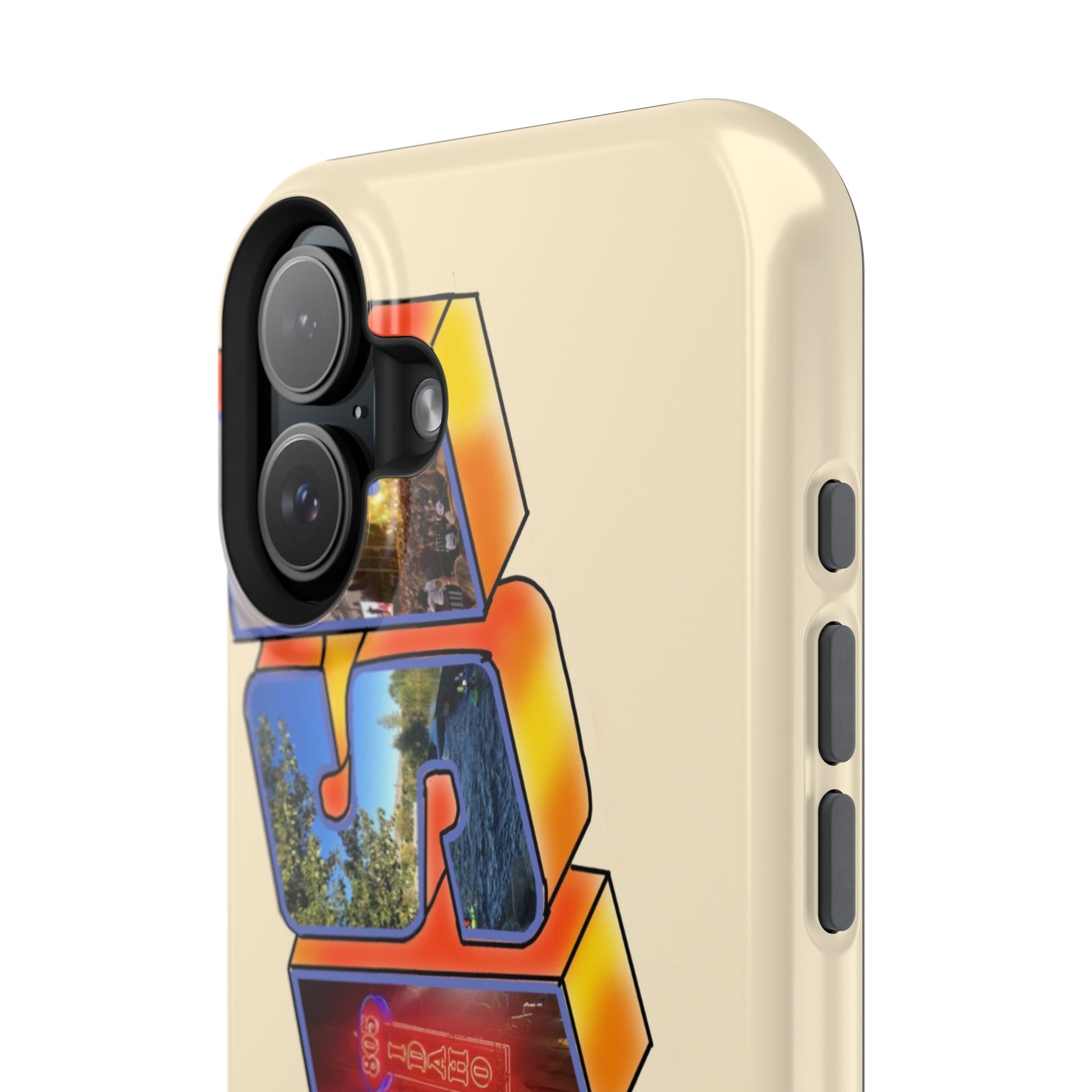 "Greetings from Boise" Orange Phone Case