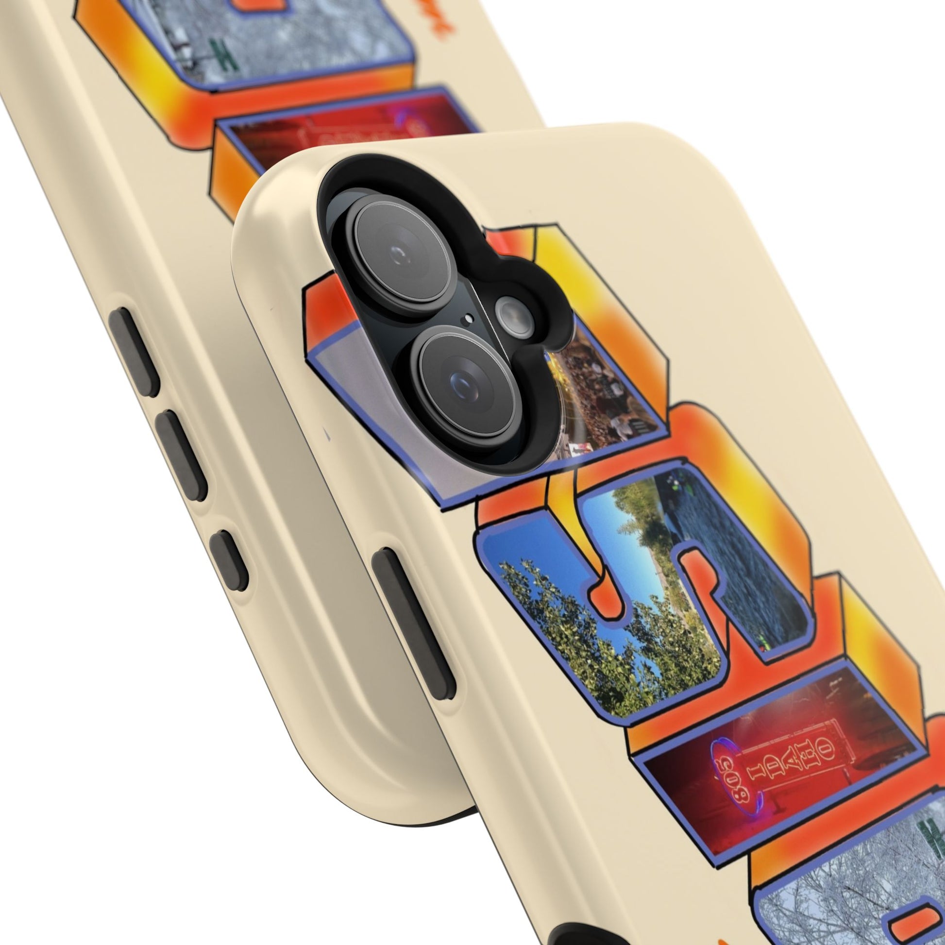 "Greetings from Boise" Orange Phone Case