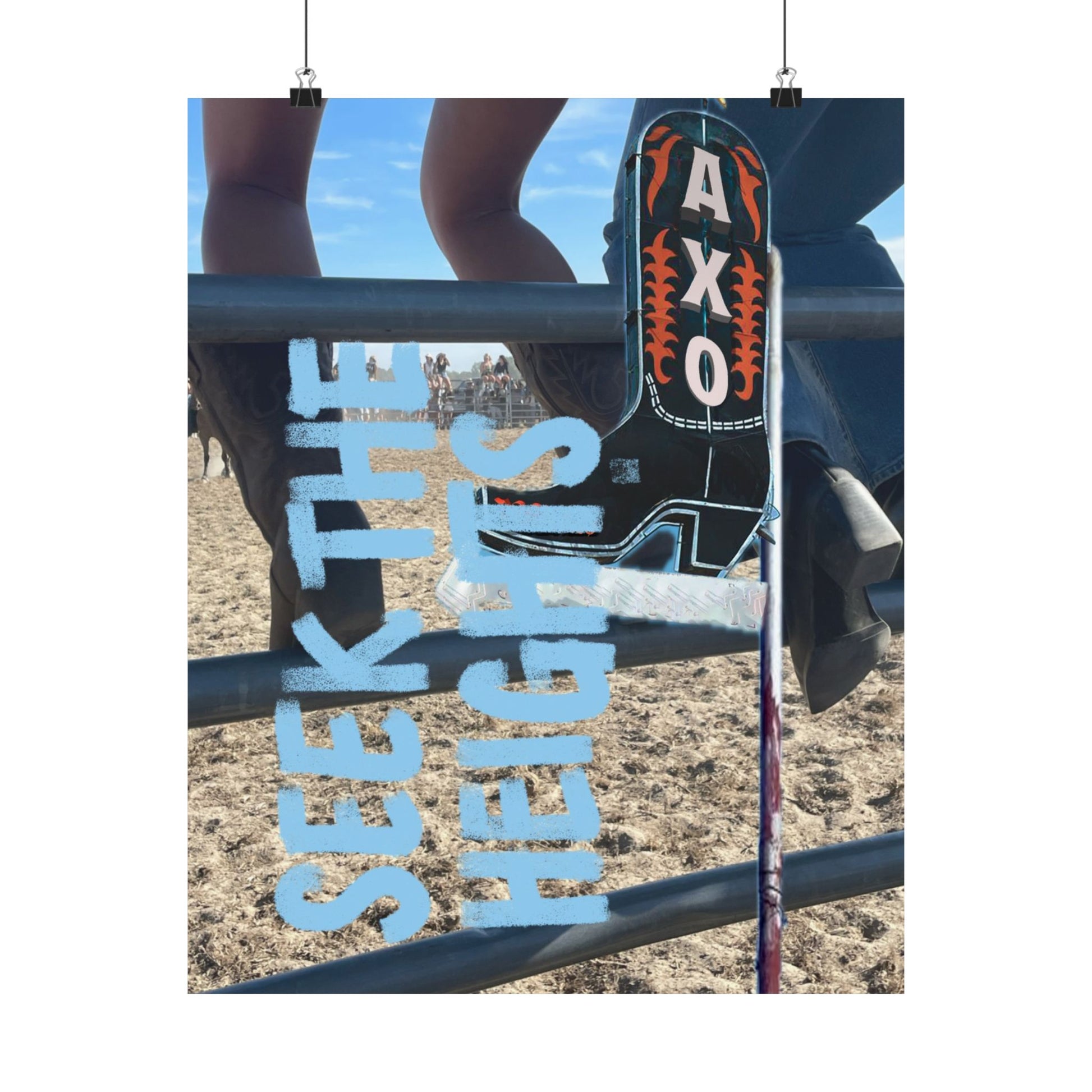 "Seek the Heights - Blue" Print