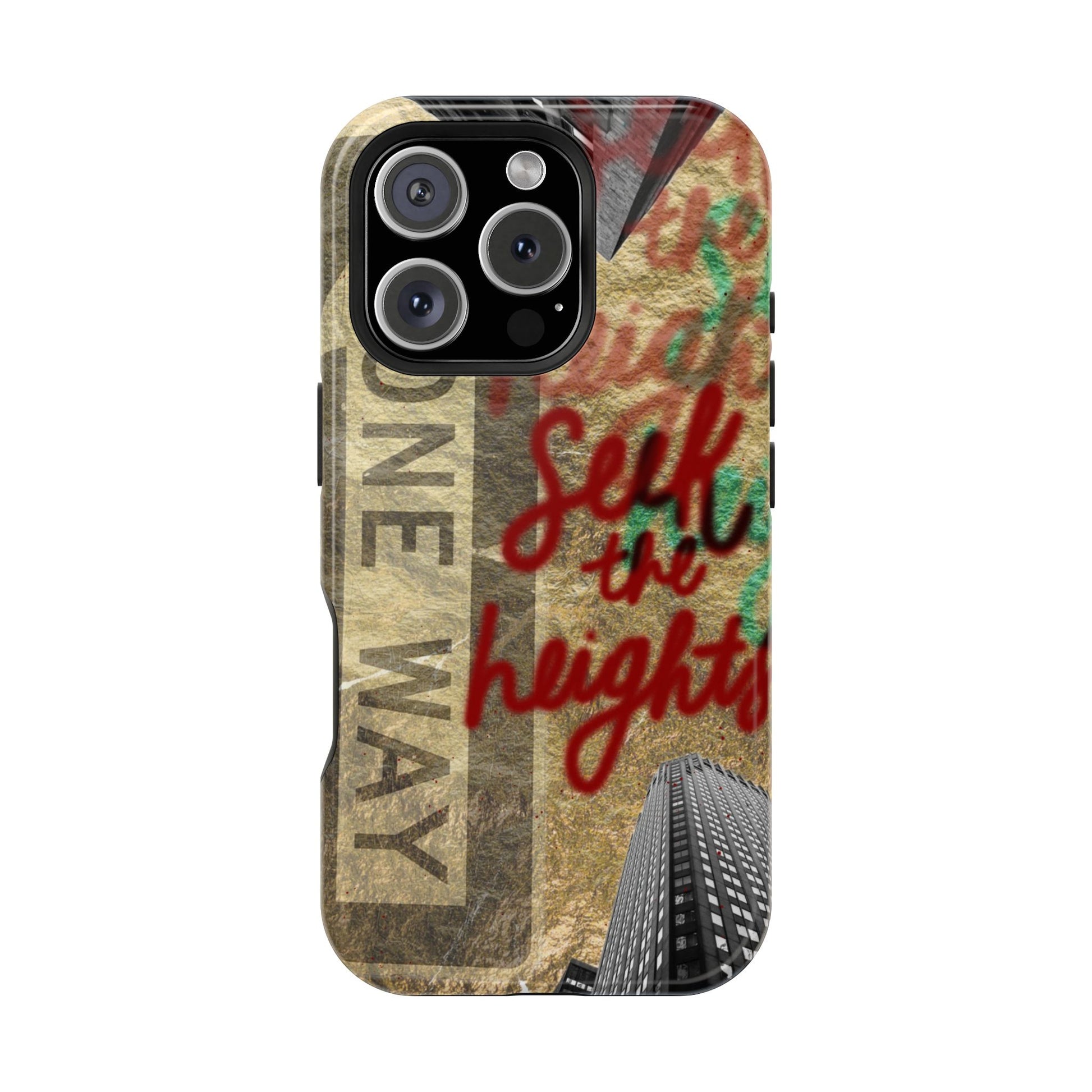 "Seek the Heights"  Gold Phone Case