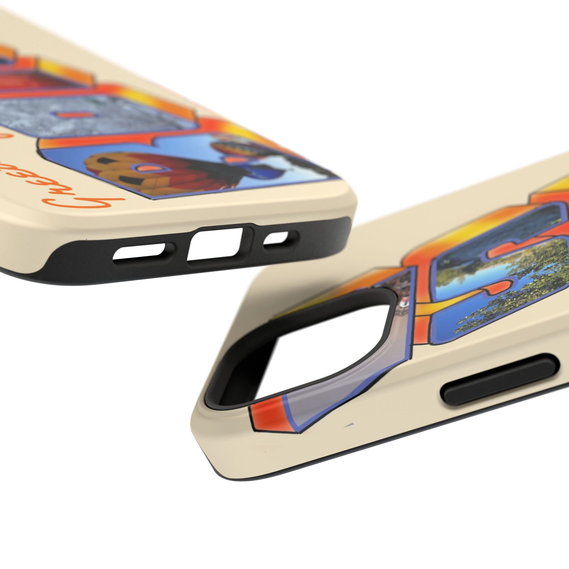 "Greetings from Boise" Orange Phone Case