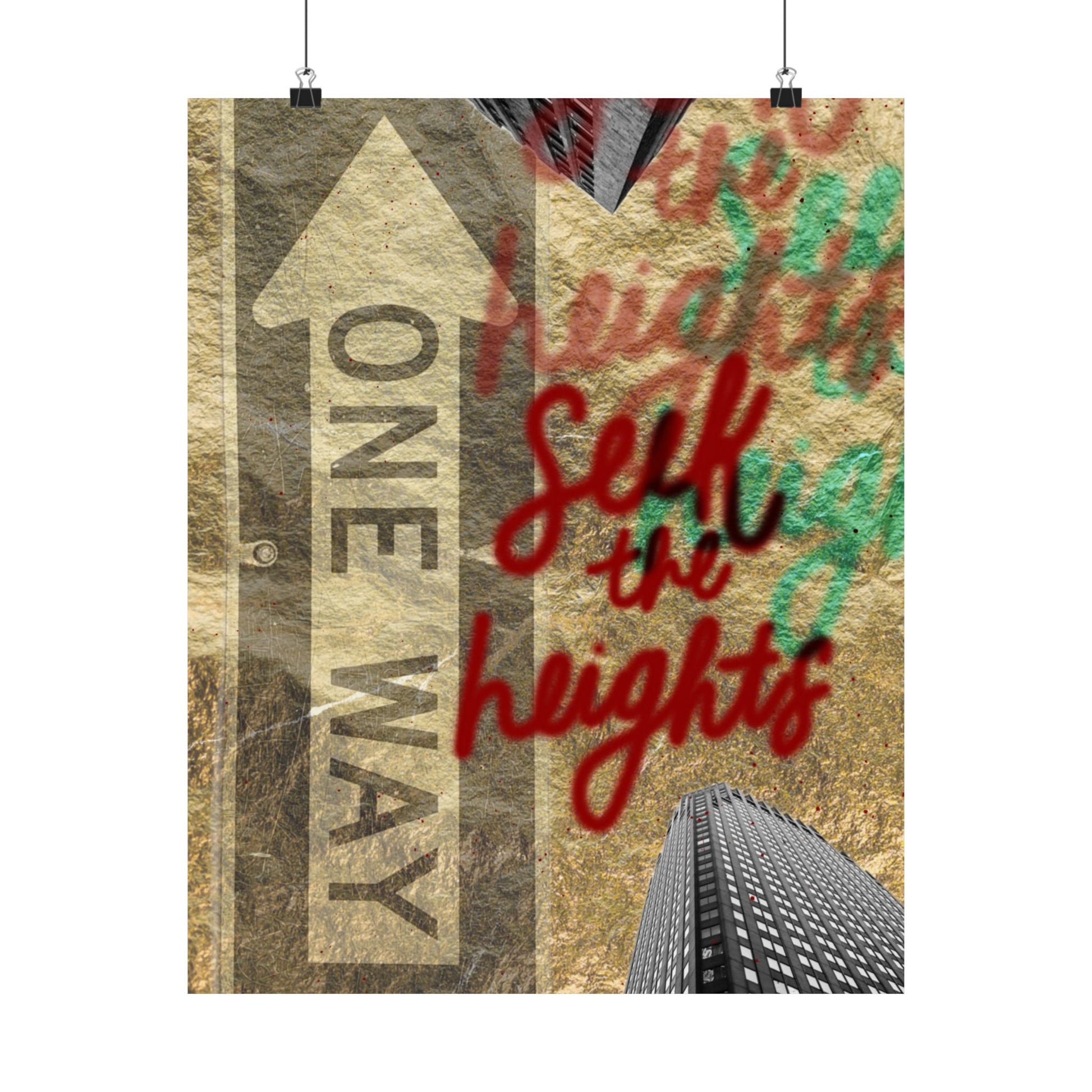 "Seek the Heights - Gold" Print