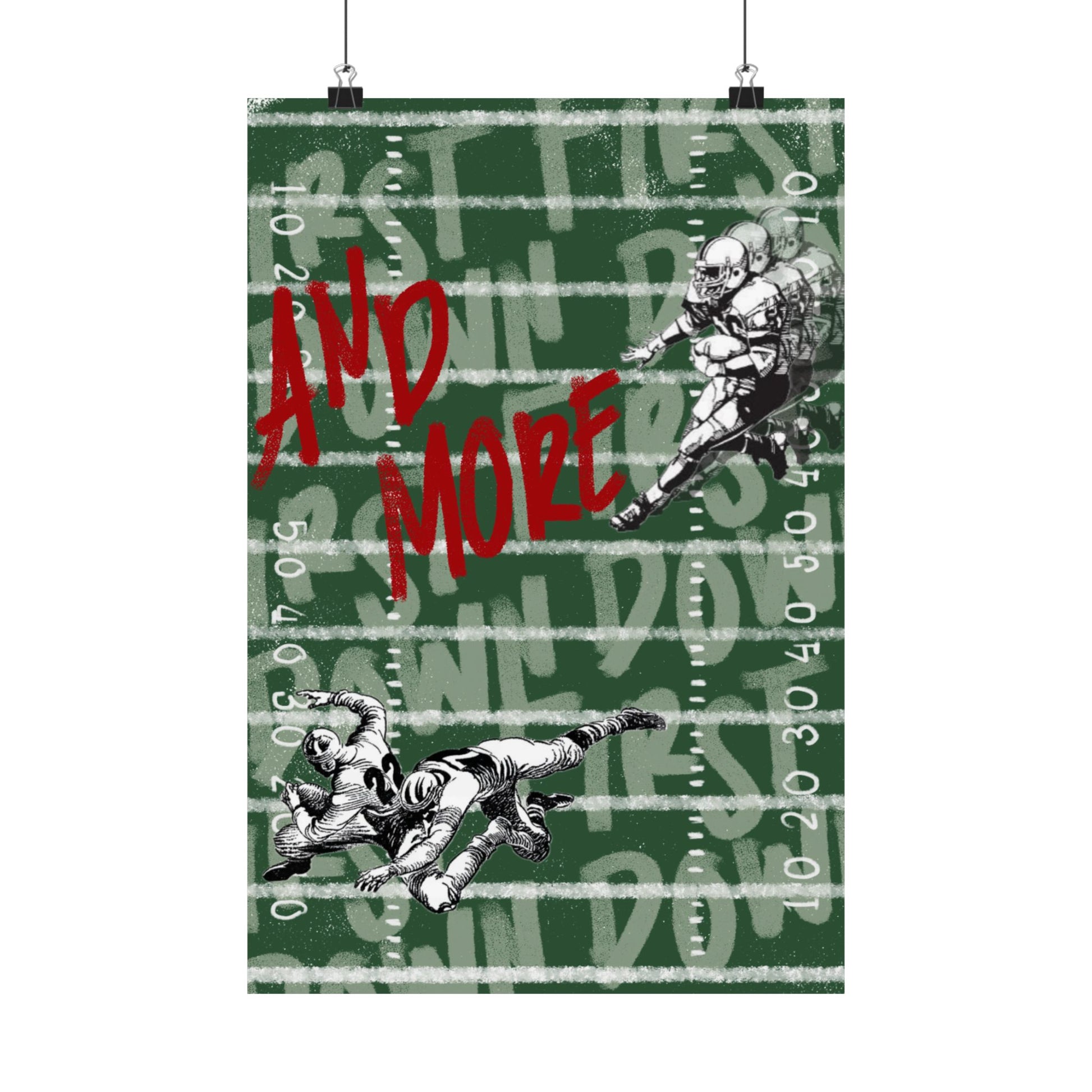 "First Down & More" Print