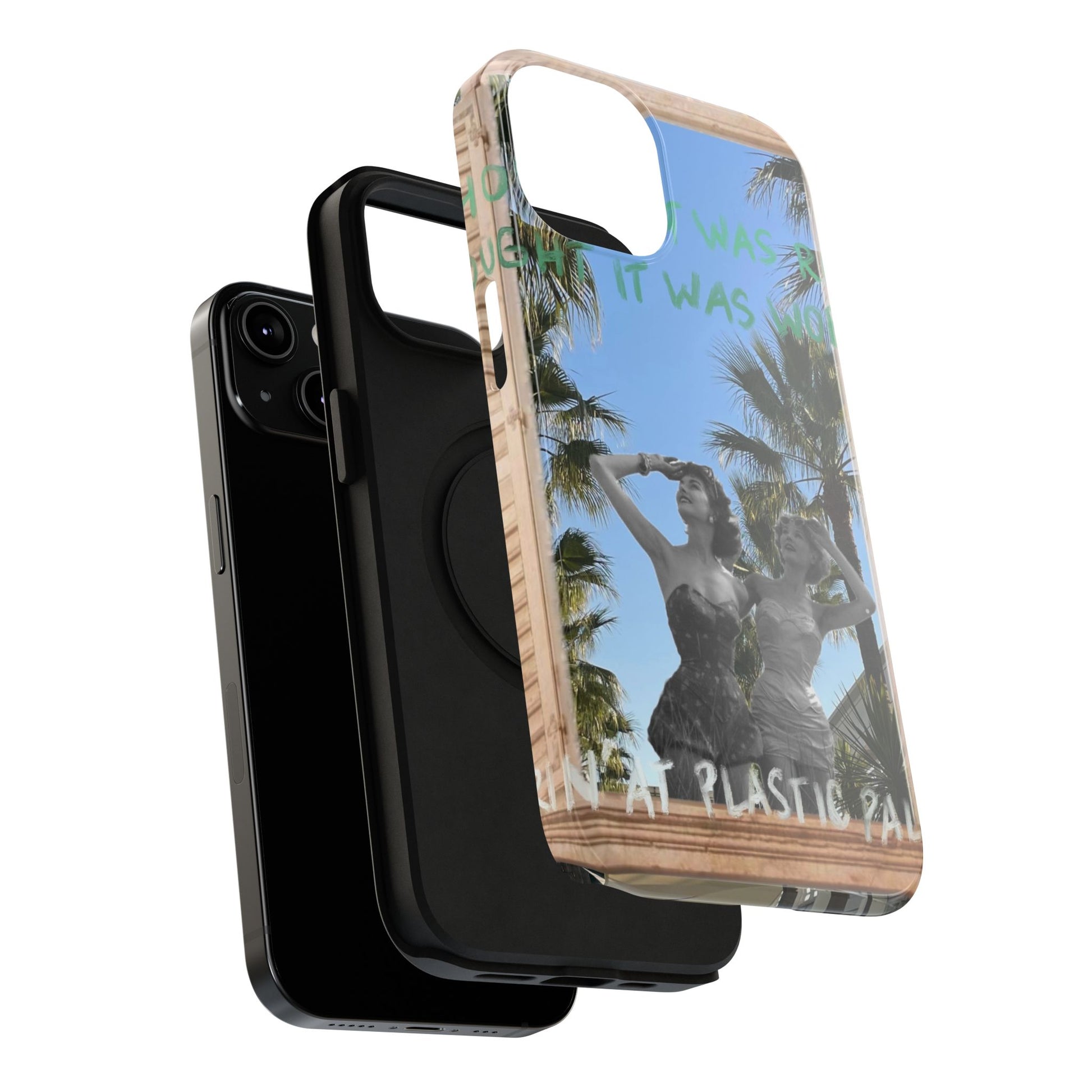 "plastic palm trees" Phone Case