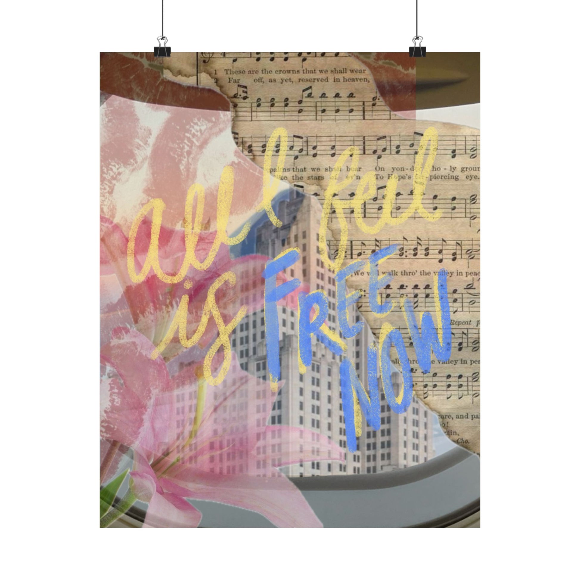 "Free Now" Print