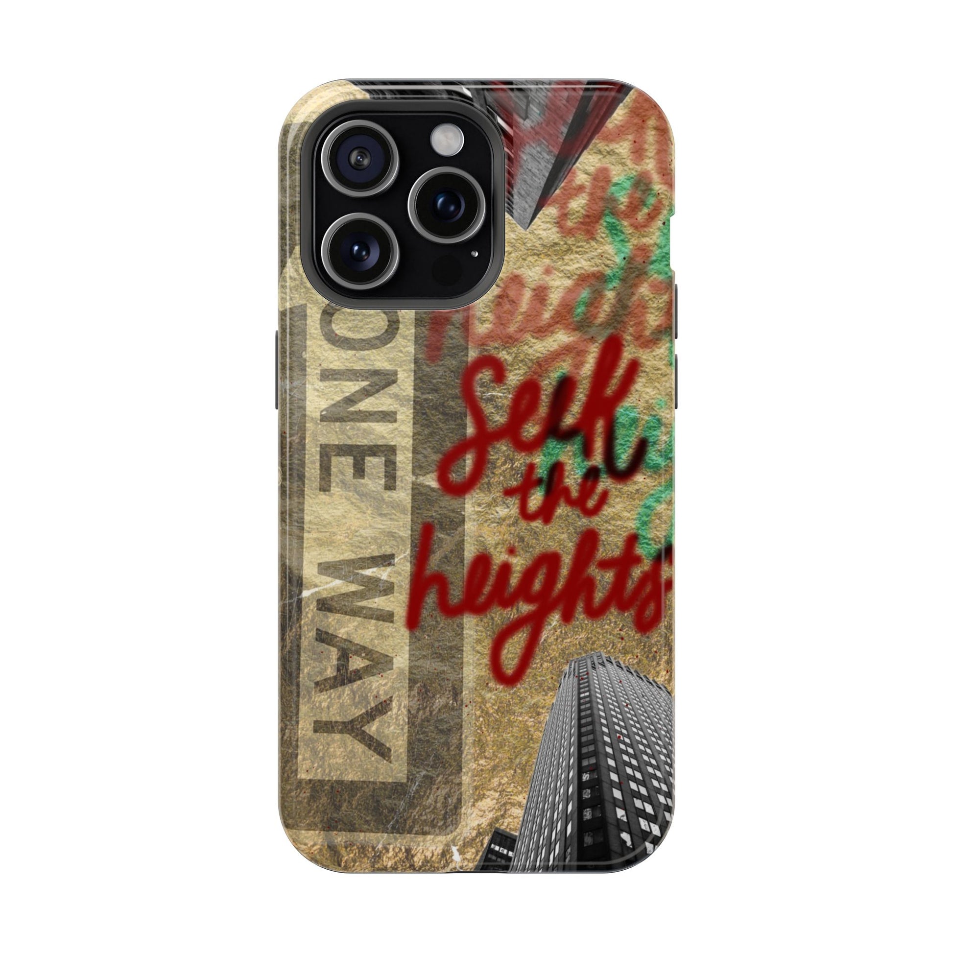 "Seek the Heights"  Gold Phone Case