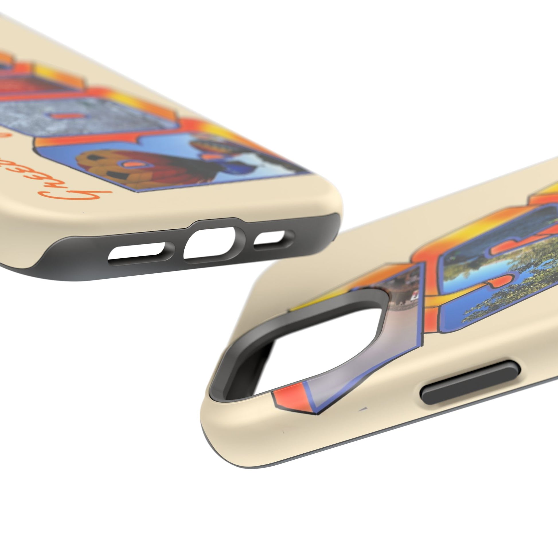 "Greetings from Boise" Orange Phone Case