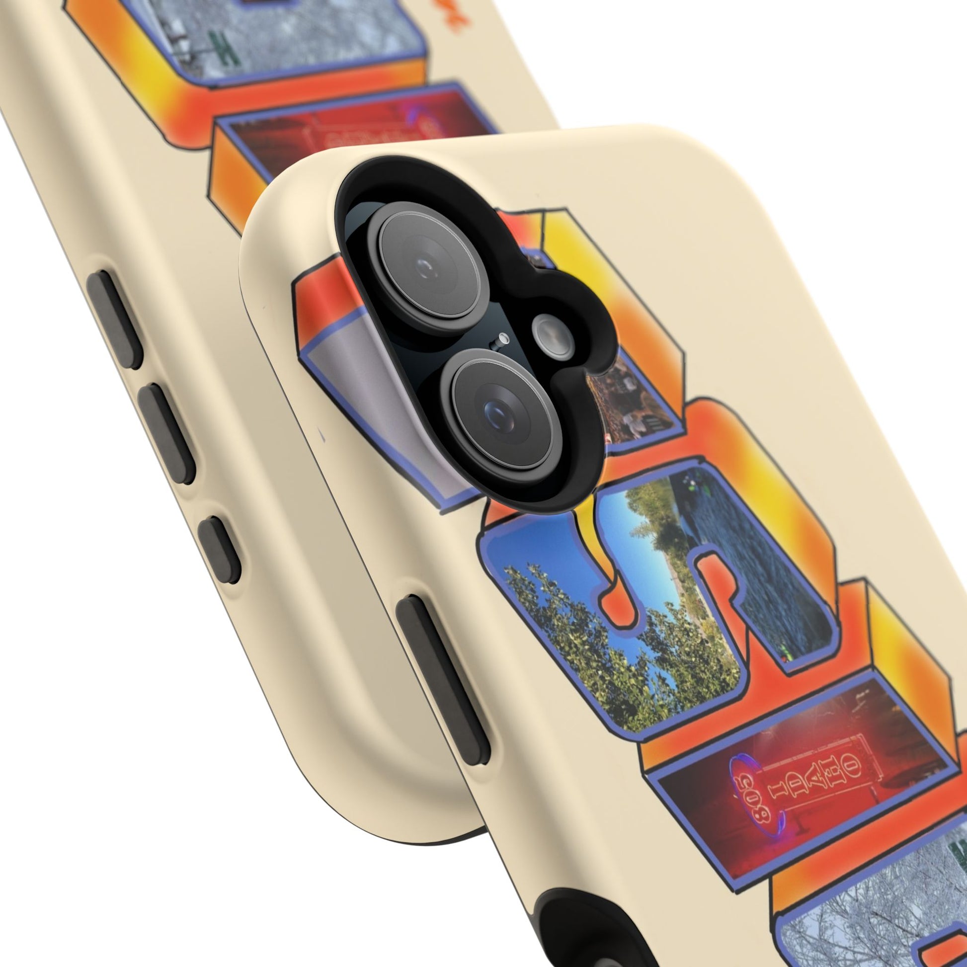 "Greetings from Boise" Orange Phone Case