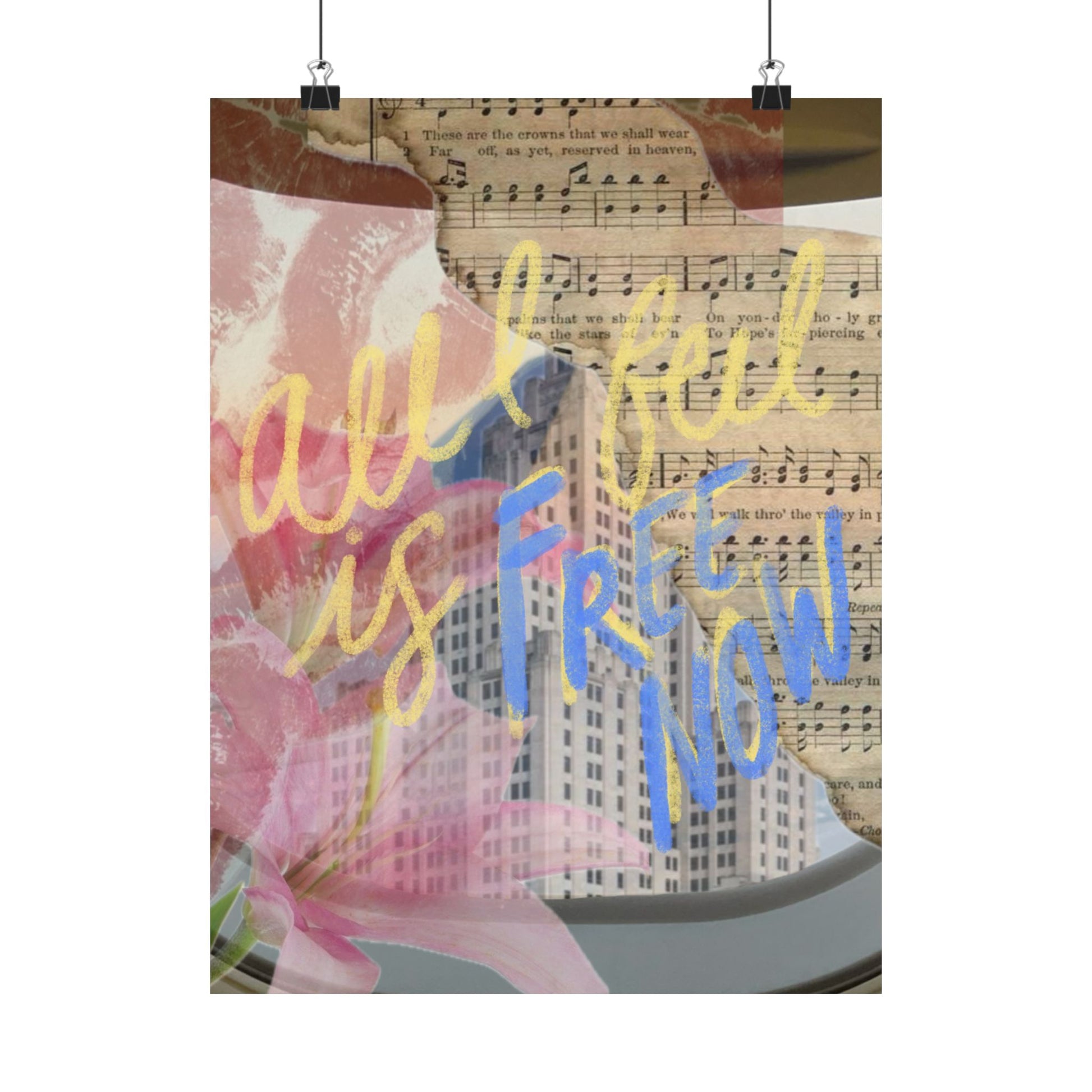 "Free Now" Print