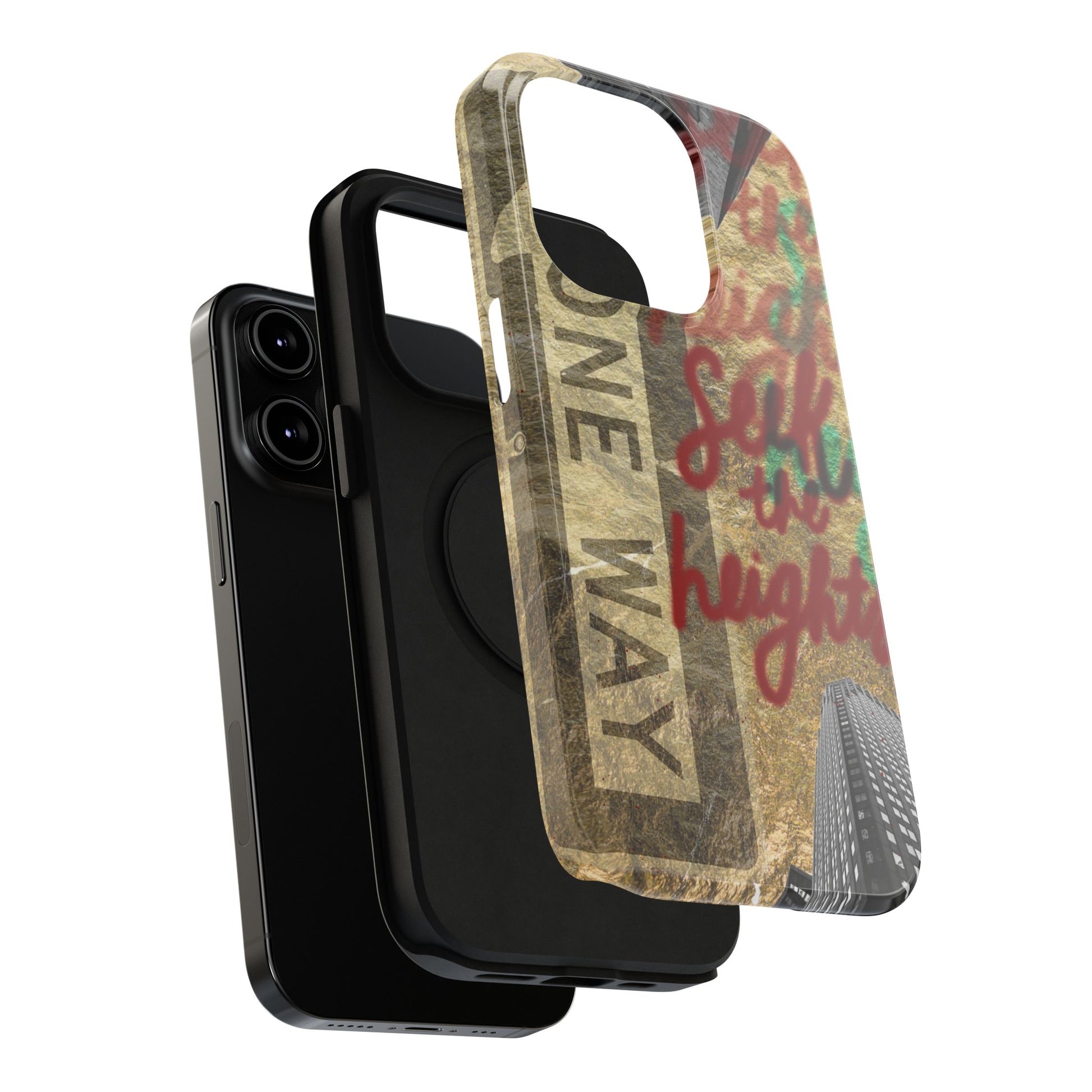 "Seek the Heights"  Gold Phone Case