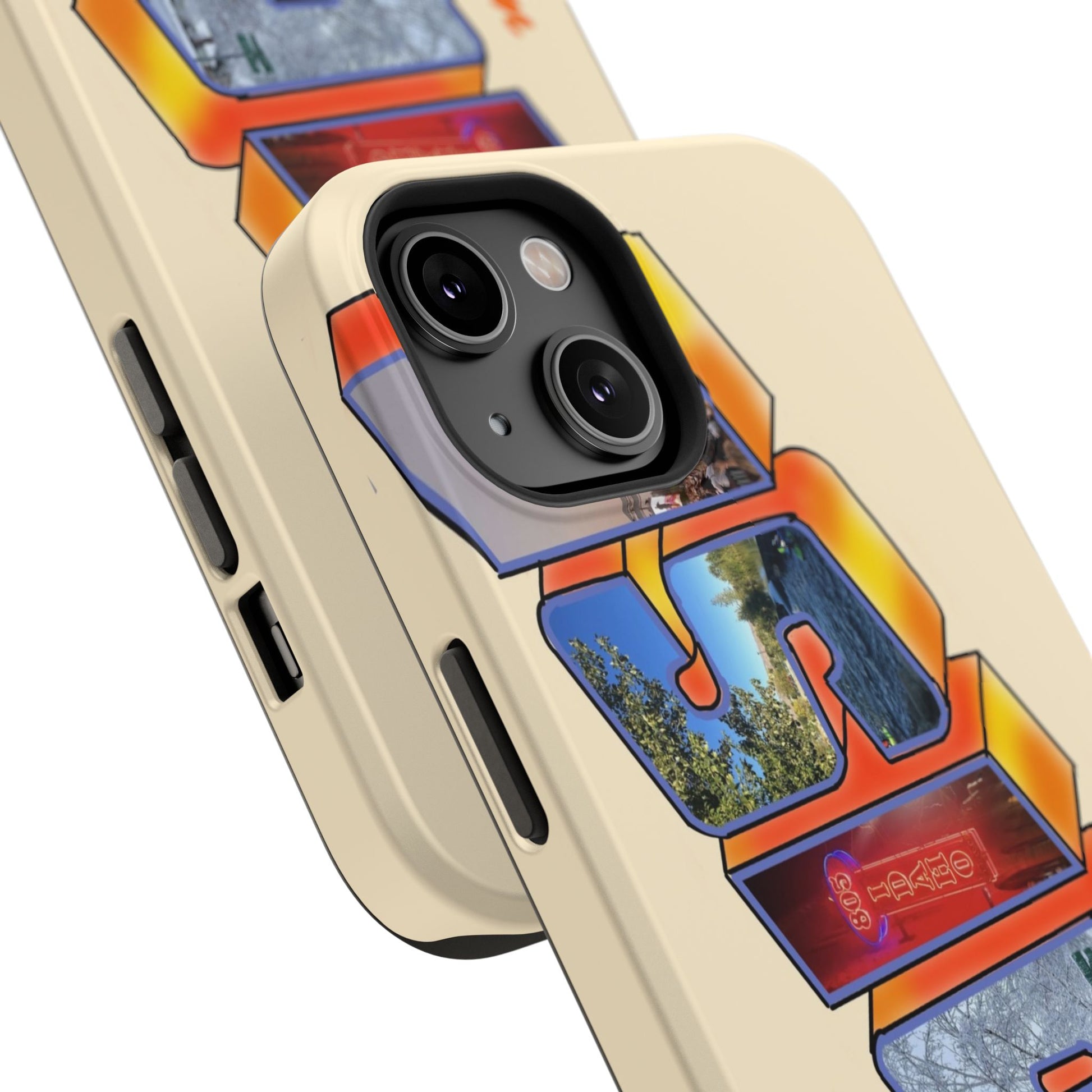 "Greetings from Boise" Orange Phone Case