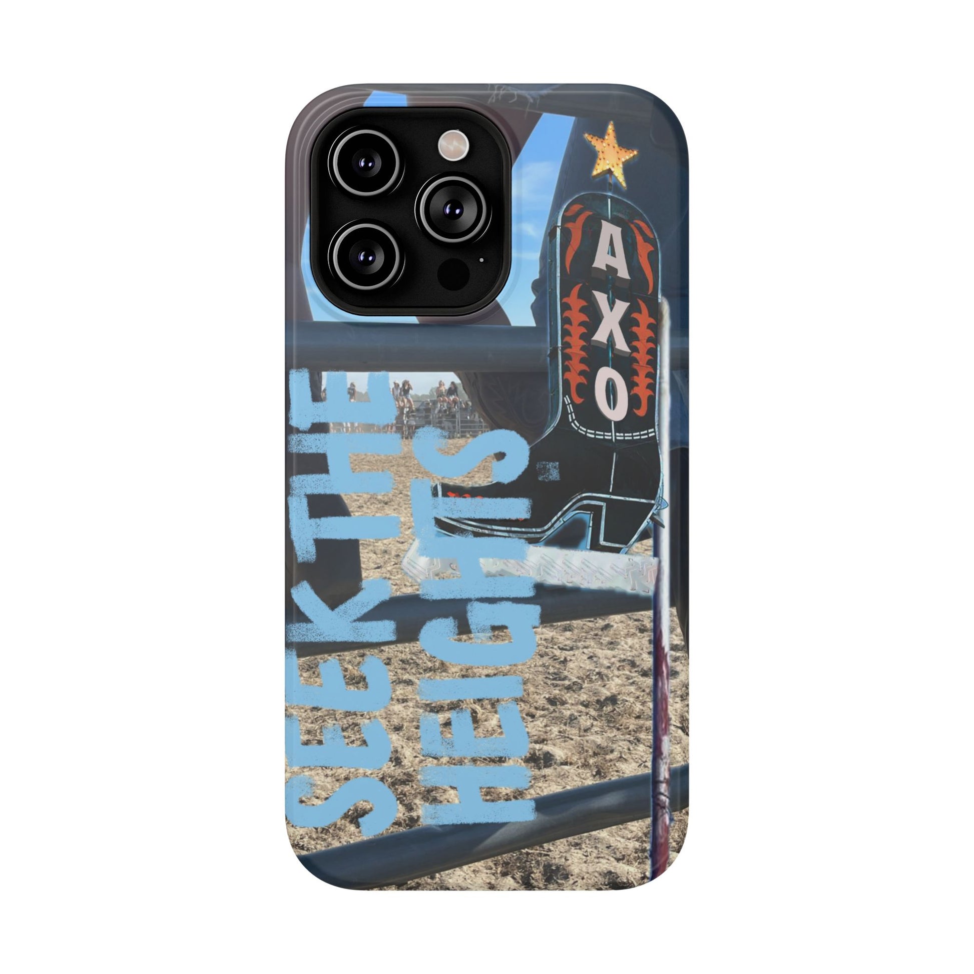 "Seek the Heights" Phone Case