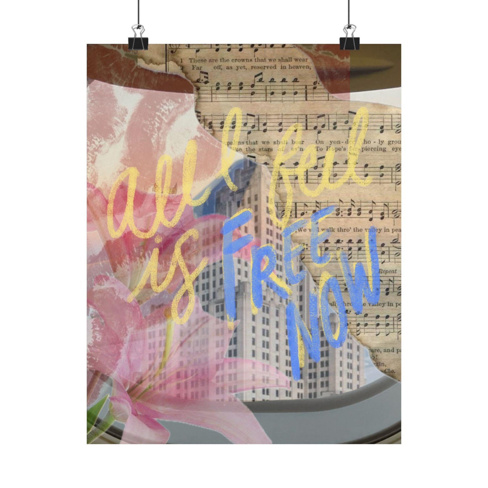 "Free Now" Print