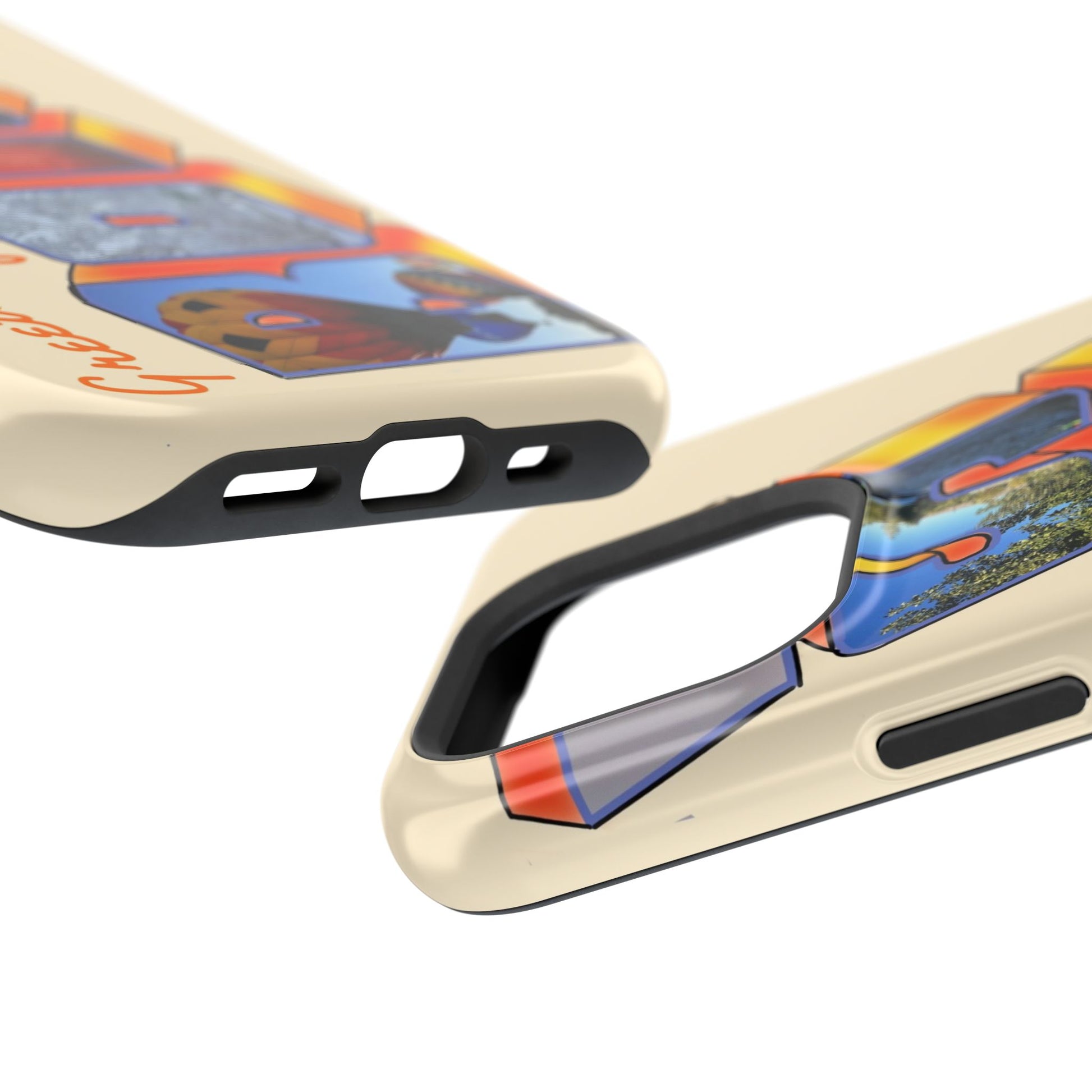 "Greetings from Boise" Orange Phone Case