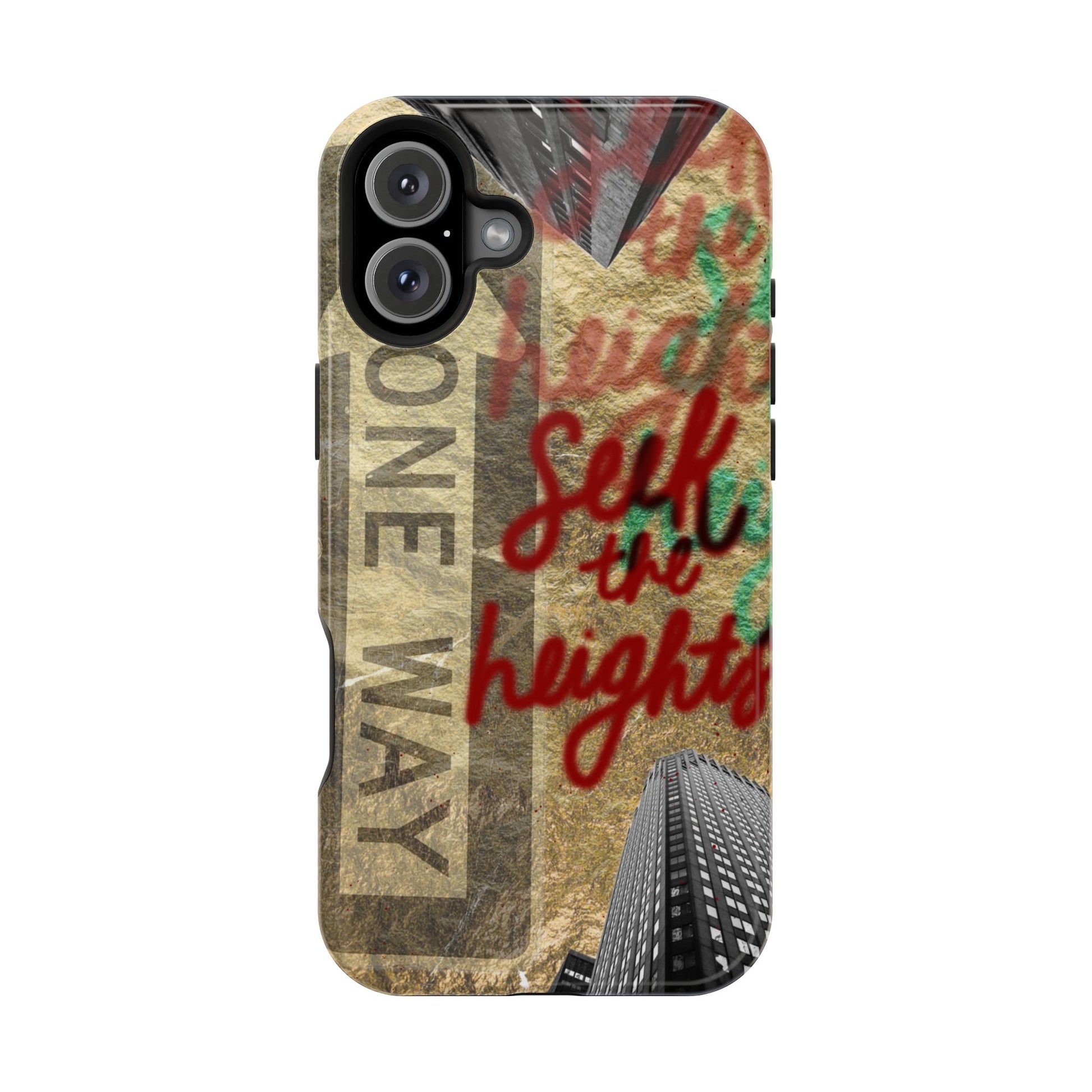 "Seek the Heights"  Gold Phone Case